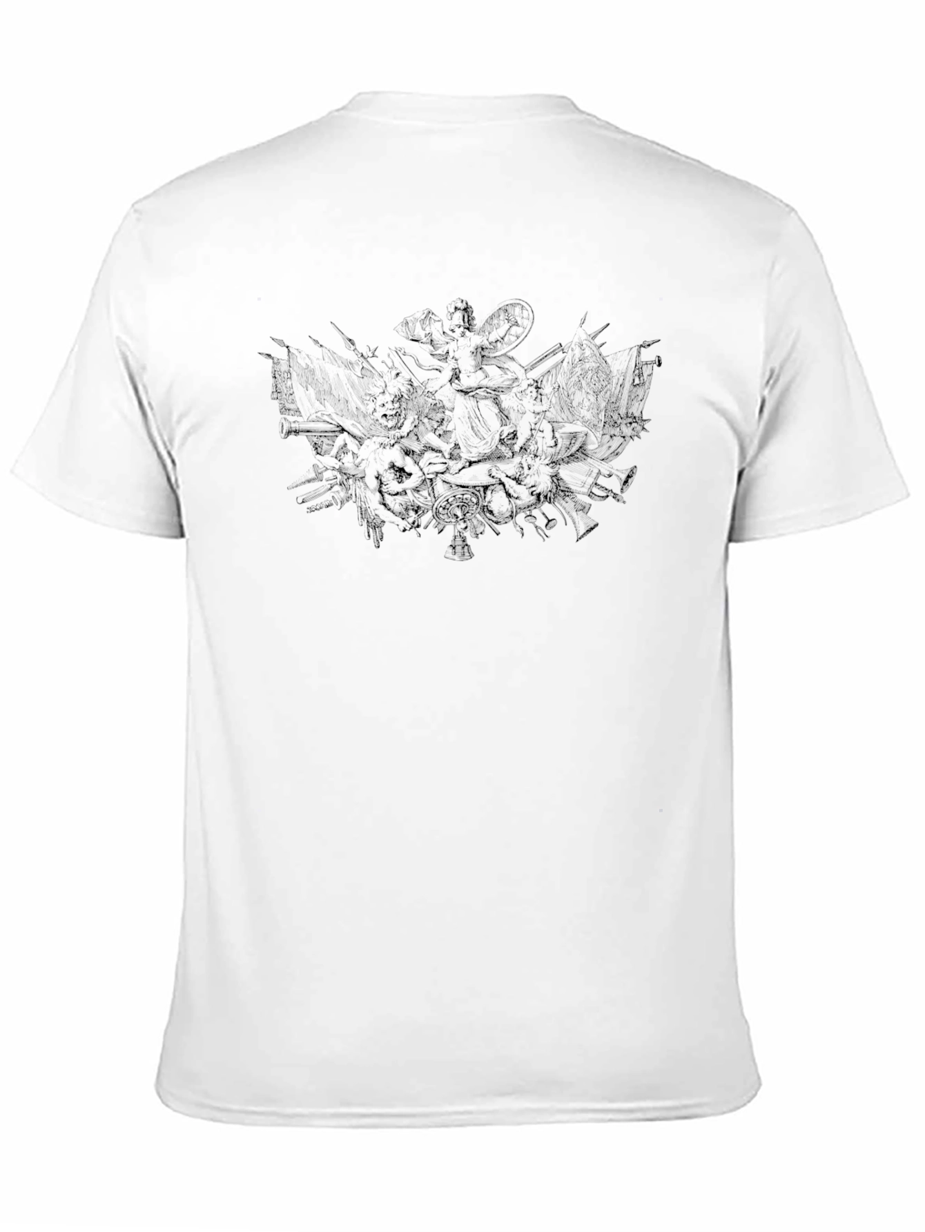 Dark Graphic Print Tee