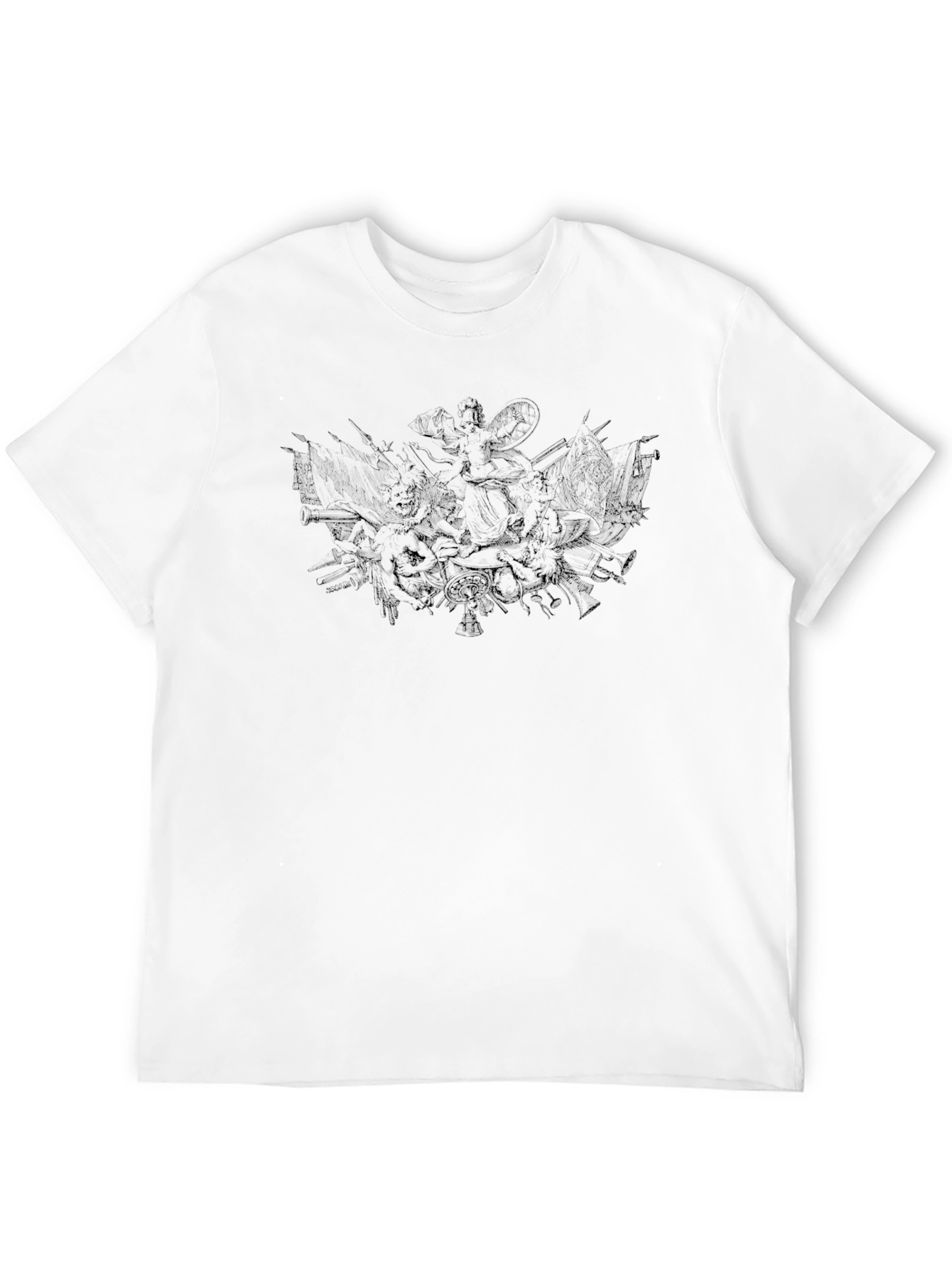 Dark Graphic Print Tee