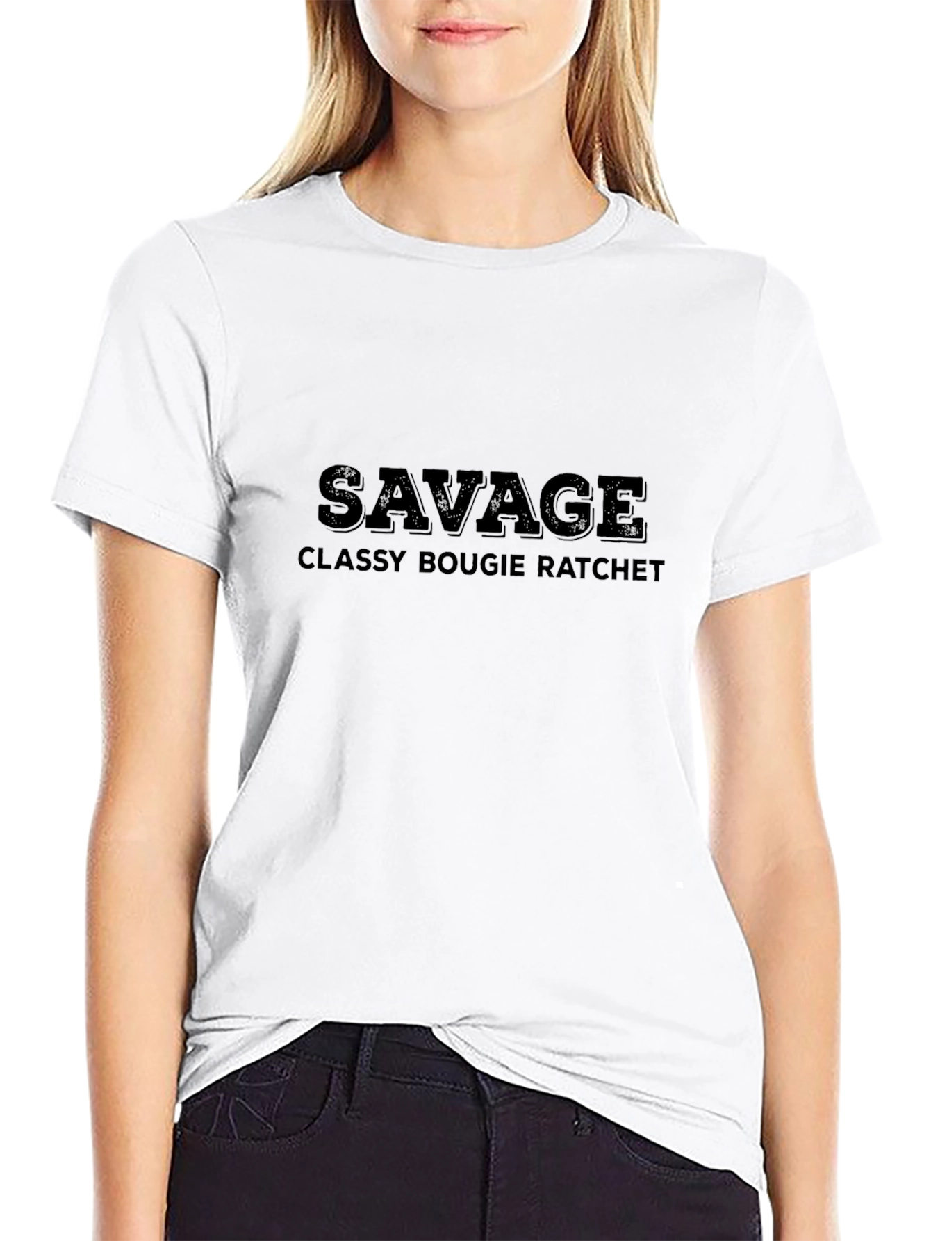 Savage Classy Bougie Ratchet Black T-Shirt