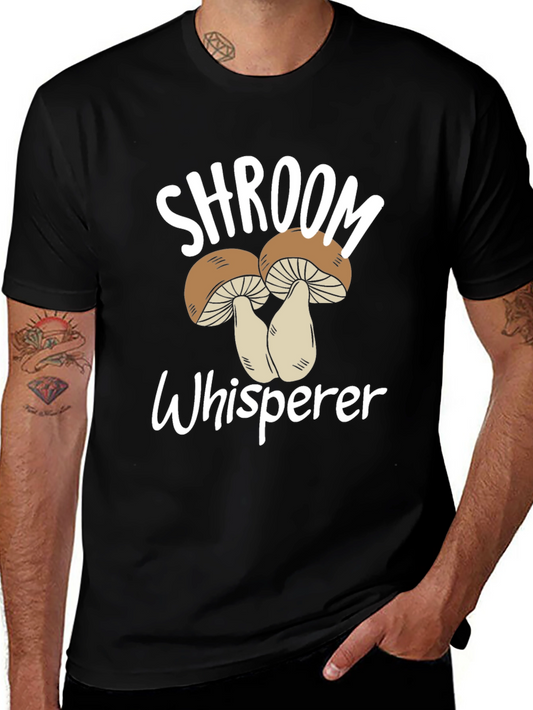 Shroom Whisperer T-Shirt Mushroom Graphic Tee
