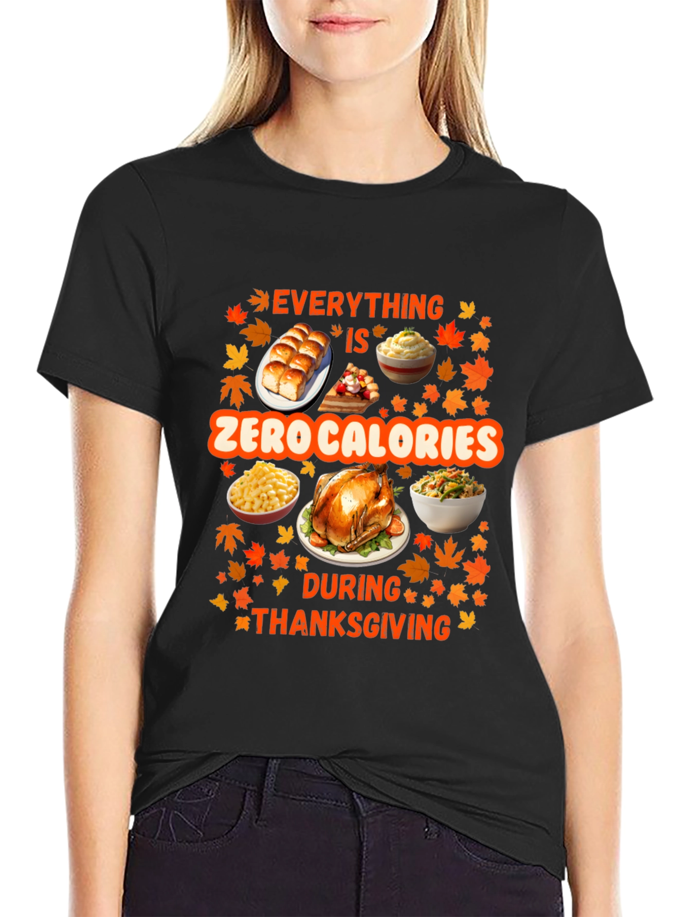 Thanksgiving Zero Calories T-Shirt