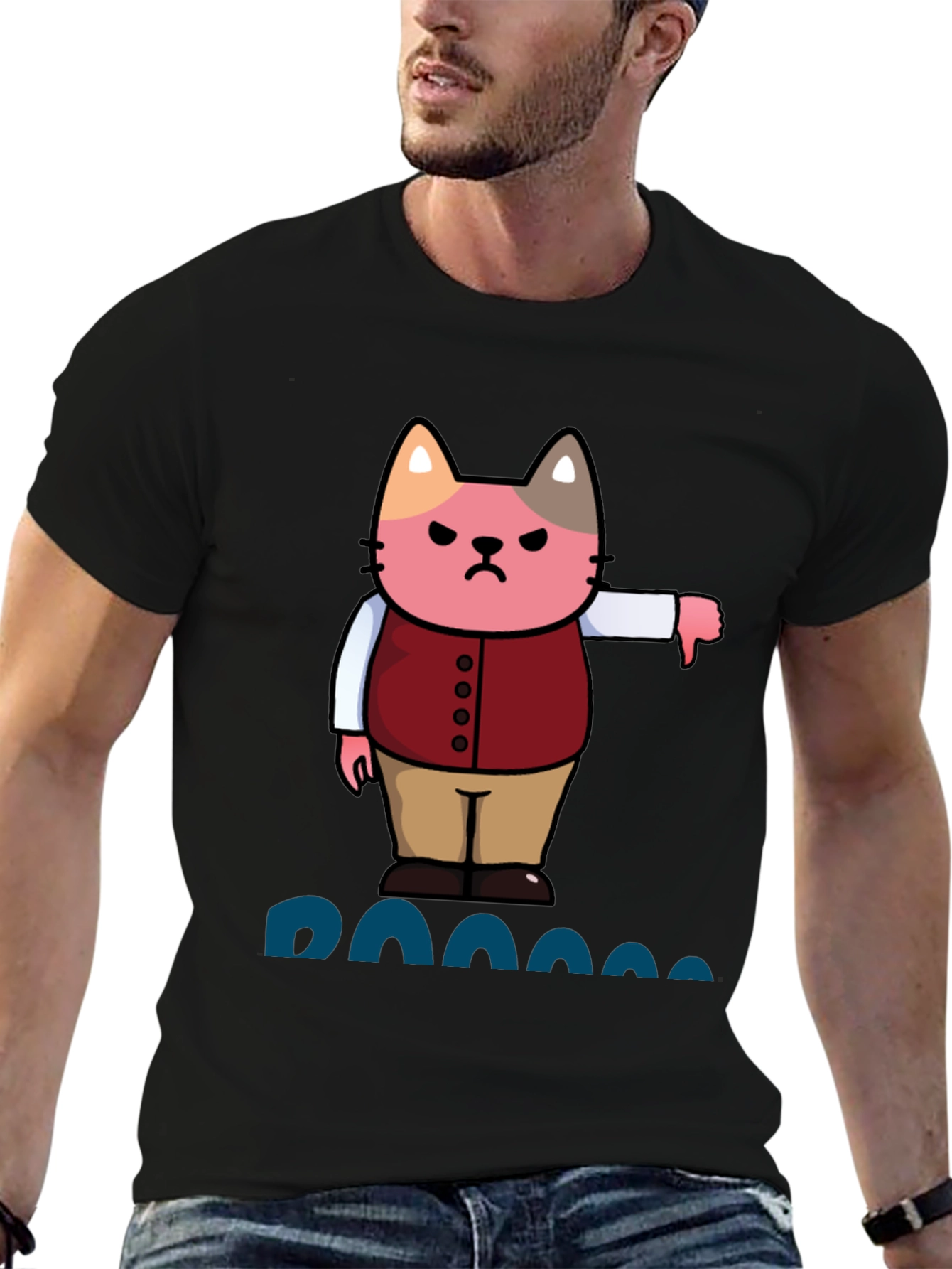 Grumpy Cat T-Shirt - Cartoon Character Tee