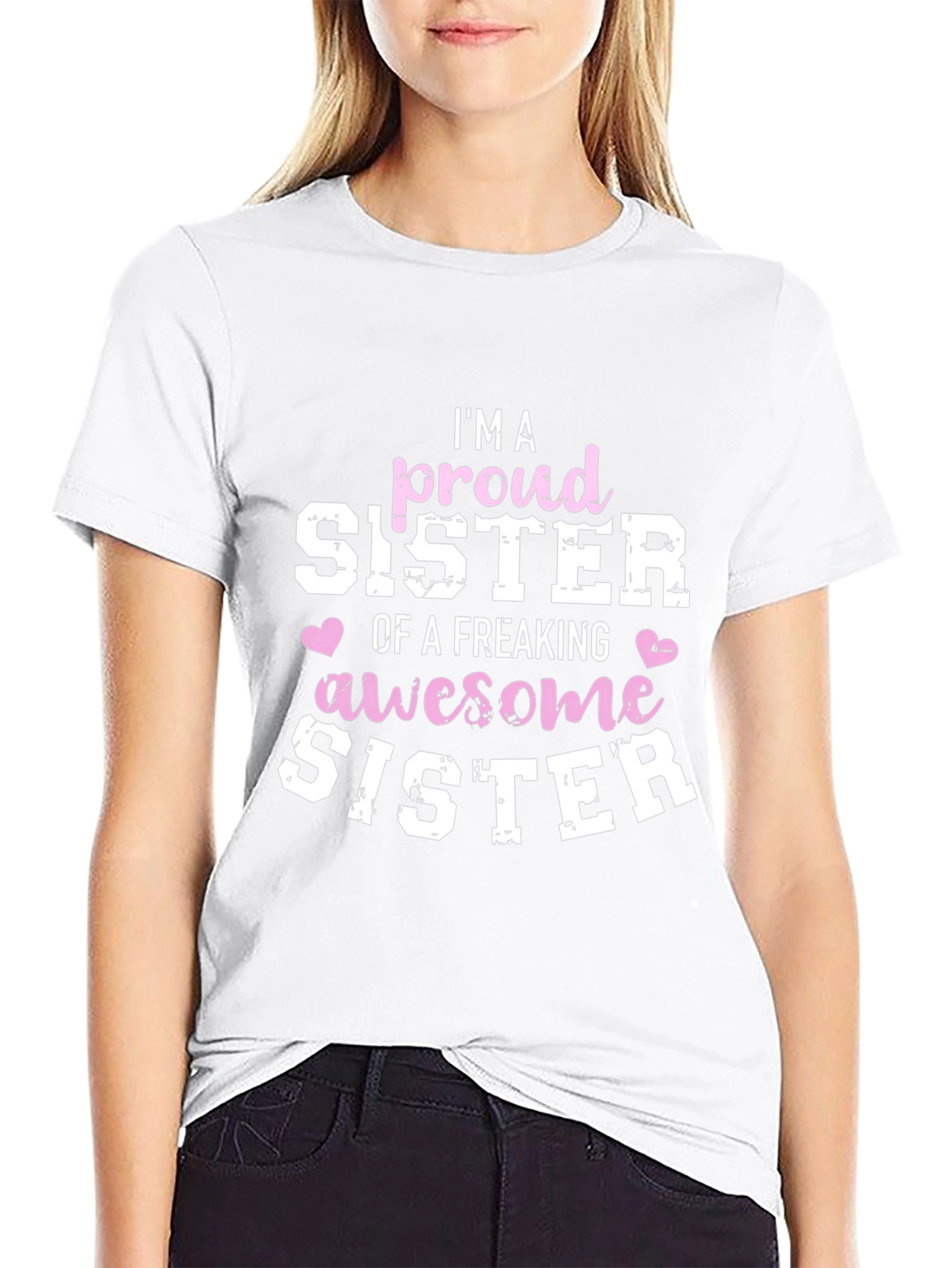 Proud Sister Graphic T-Shirt