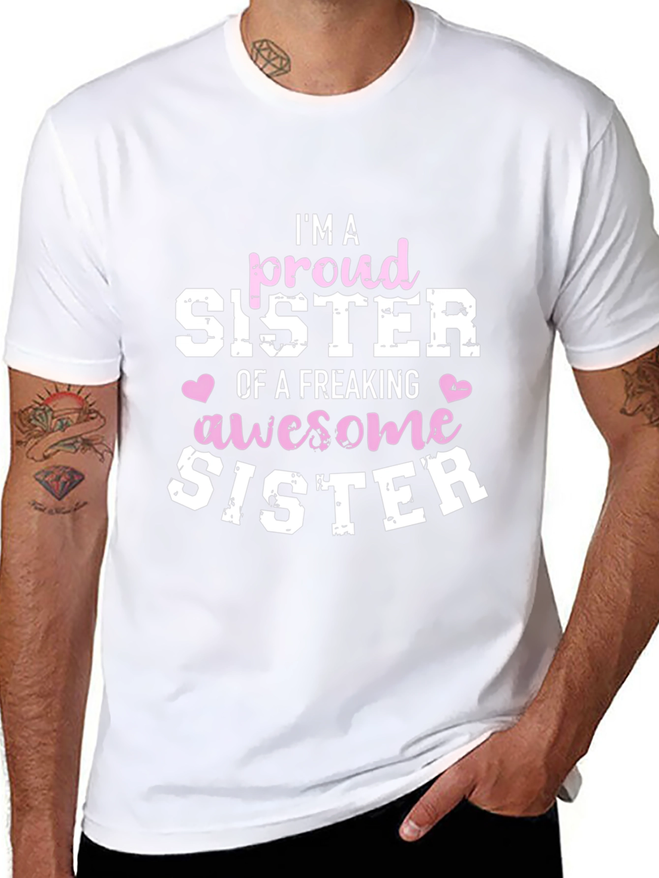 Proud Sister Graphic T-Shirt
