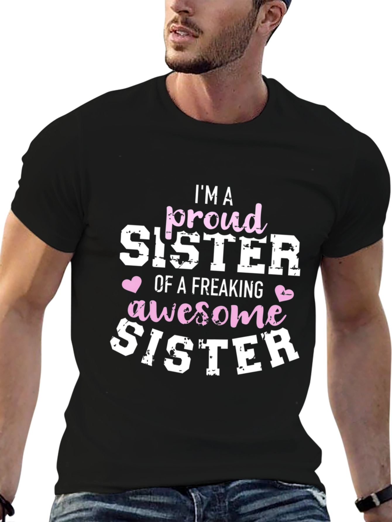 Proud Sister Graphic T-Shirt