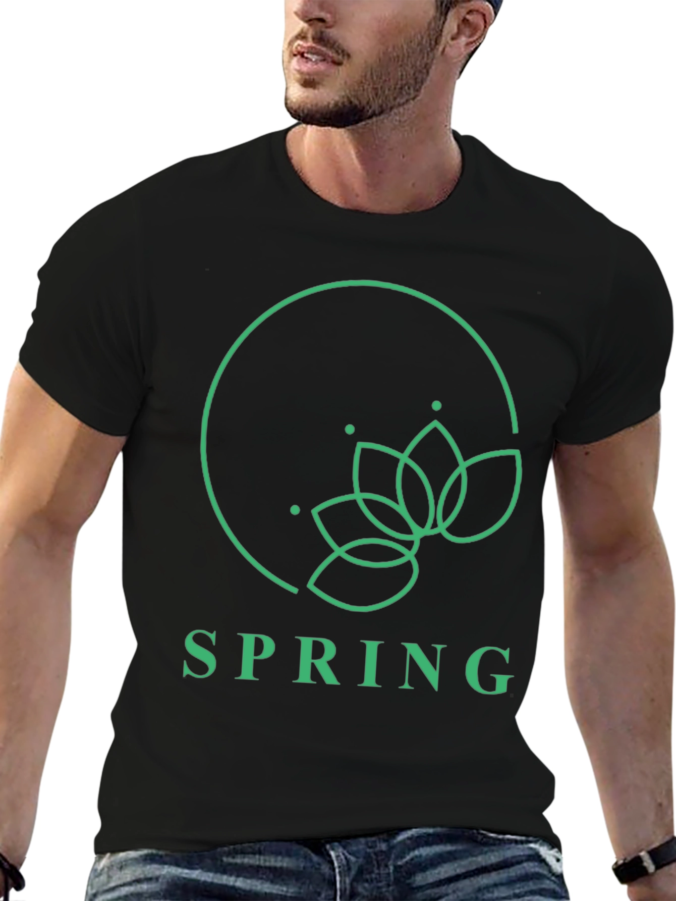 Spring Bloom T-Shirt - Floral Design Soft Cotton