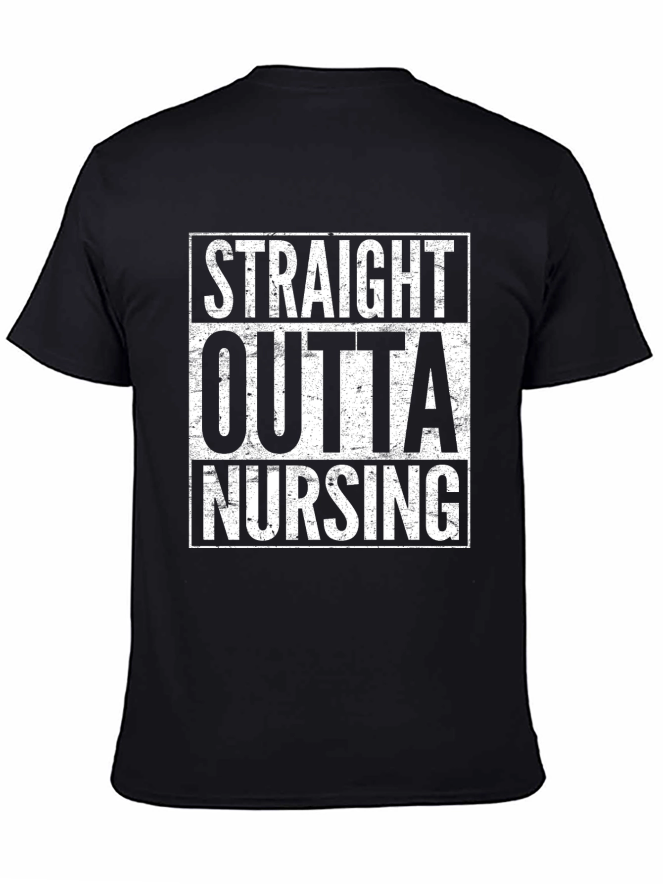 Straight Outta Nursing Graphic T-Shirt