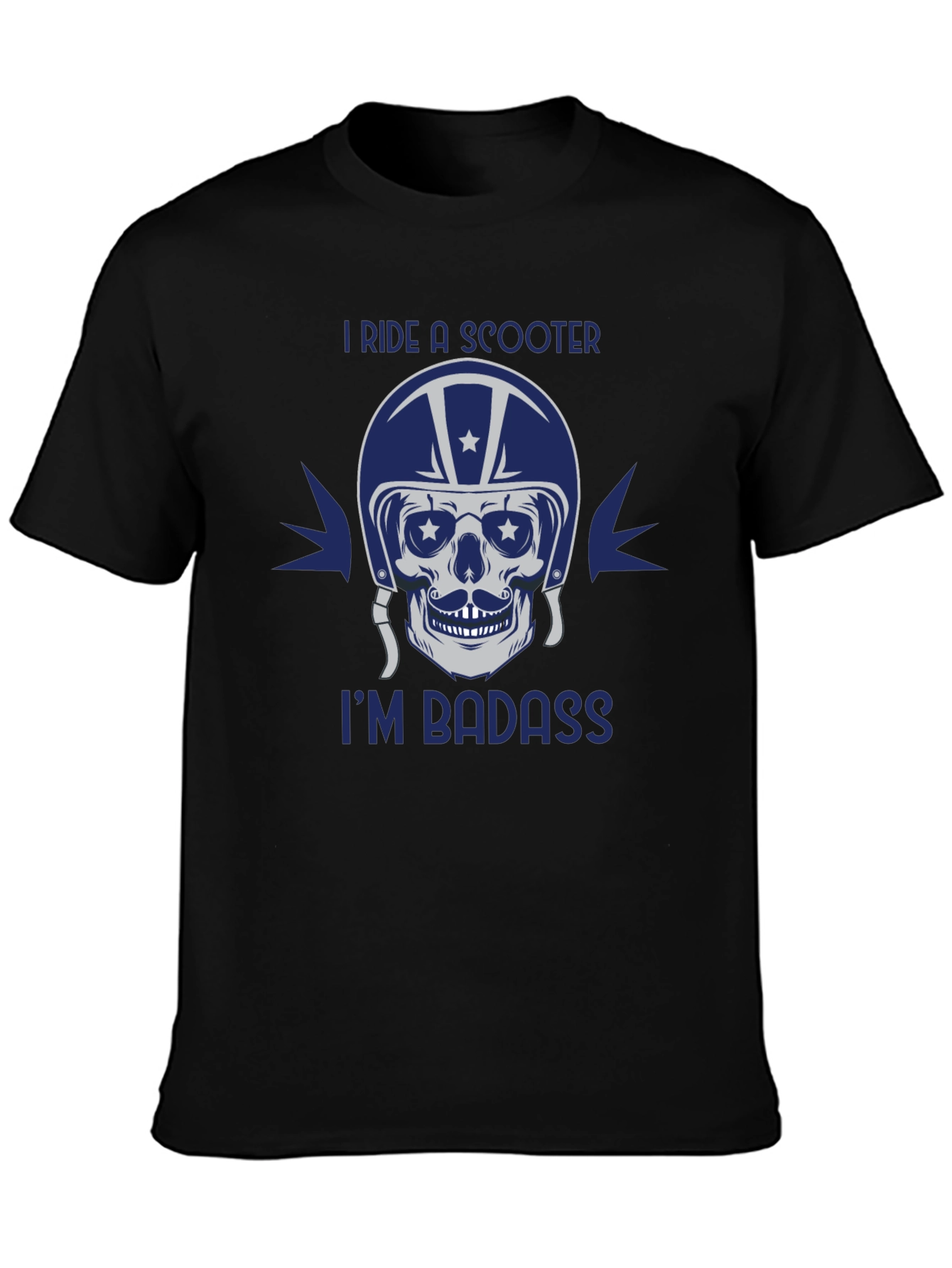 I Ride a Scooter Im Badass T-Shirt
