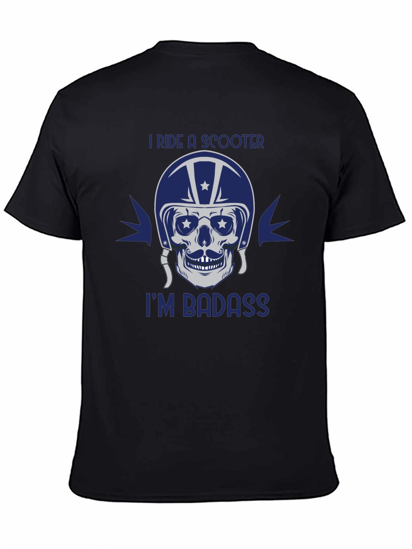 I Ride a Scooter Im Badass T-Shirt