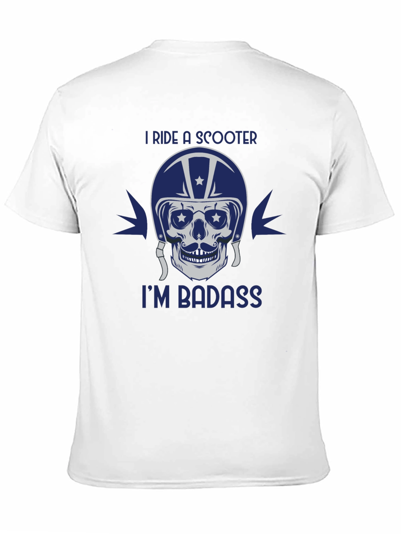 I Ride a Scooter Im Badass T-Shirt