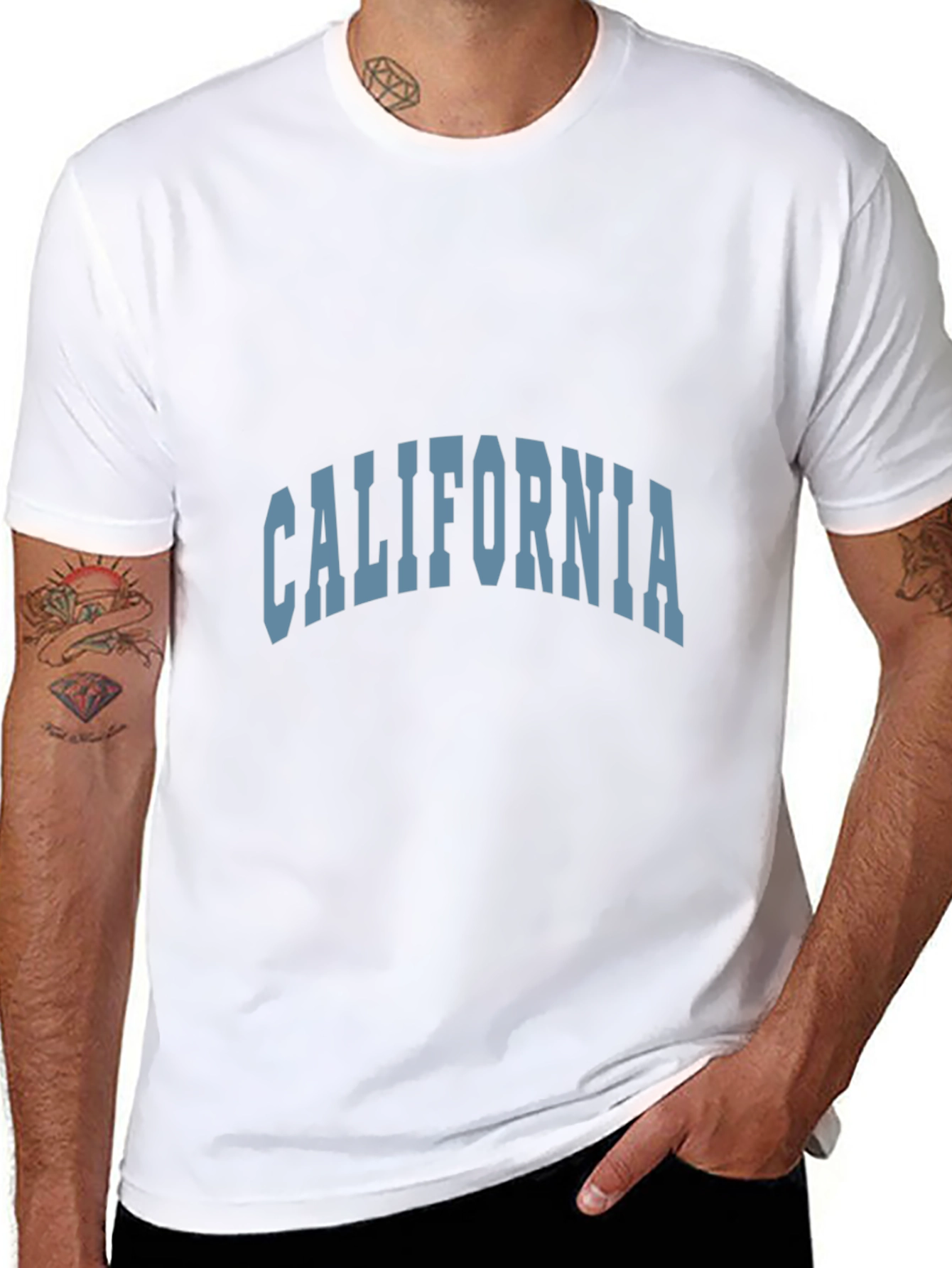California Graphic Tee - Mens Black T-Shirt