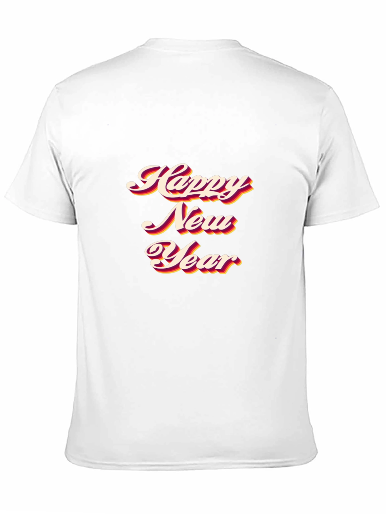 Happy New Year Black T-Shirt