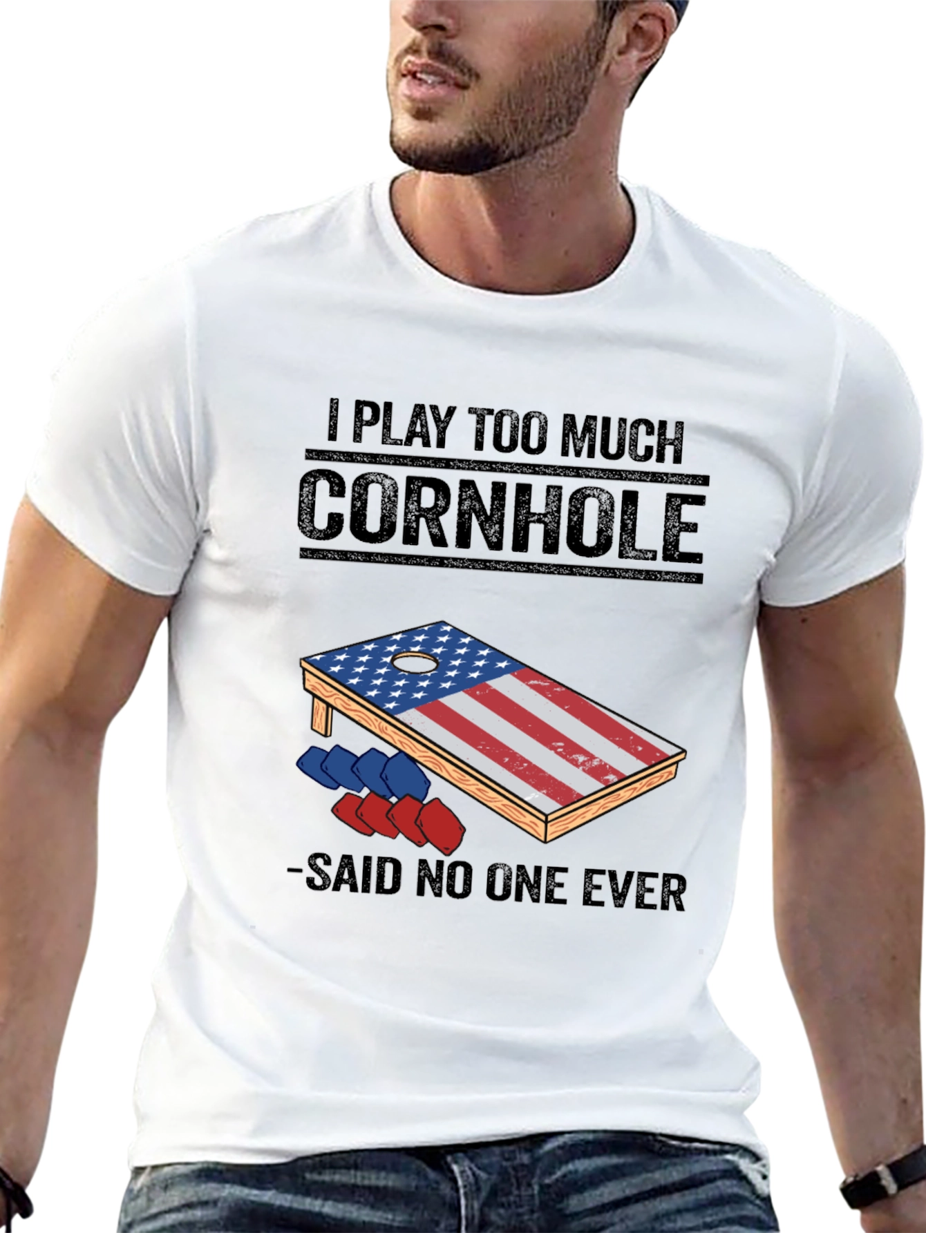 I Play Too Much Cornhole T-Shirt