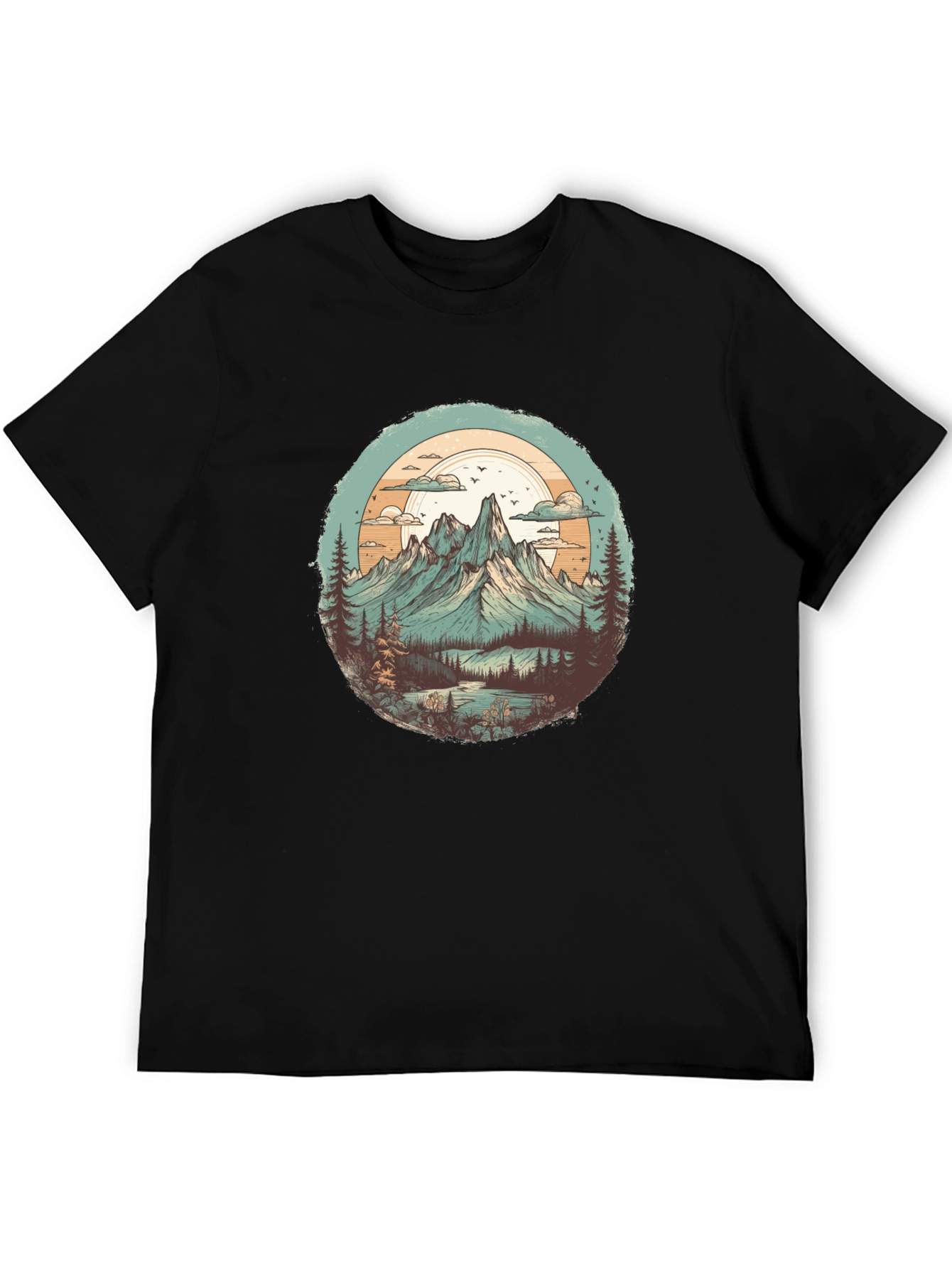 Mountain Landscape Graphic Tee