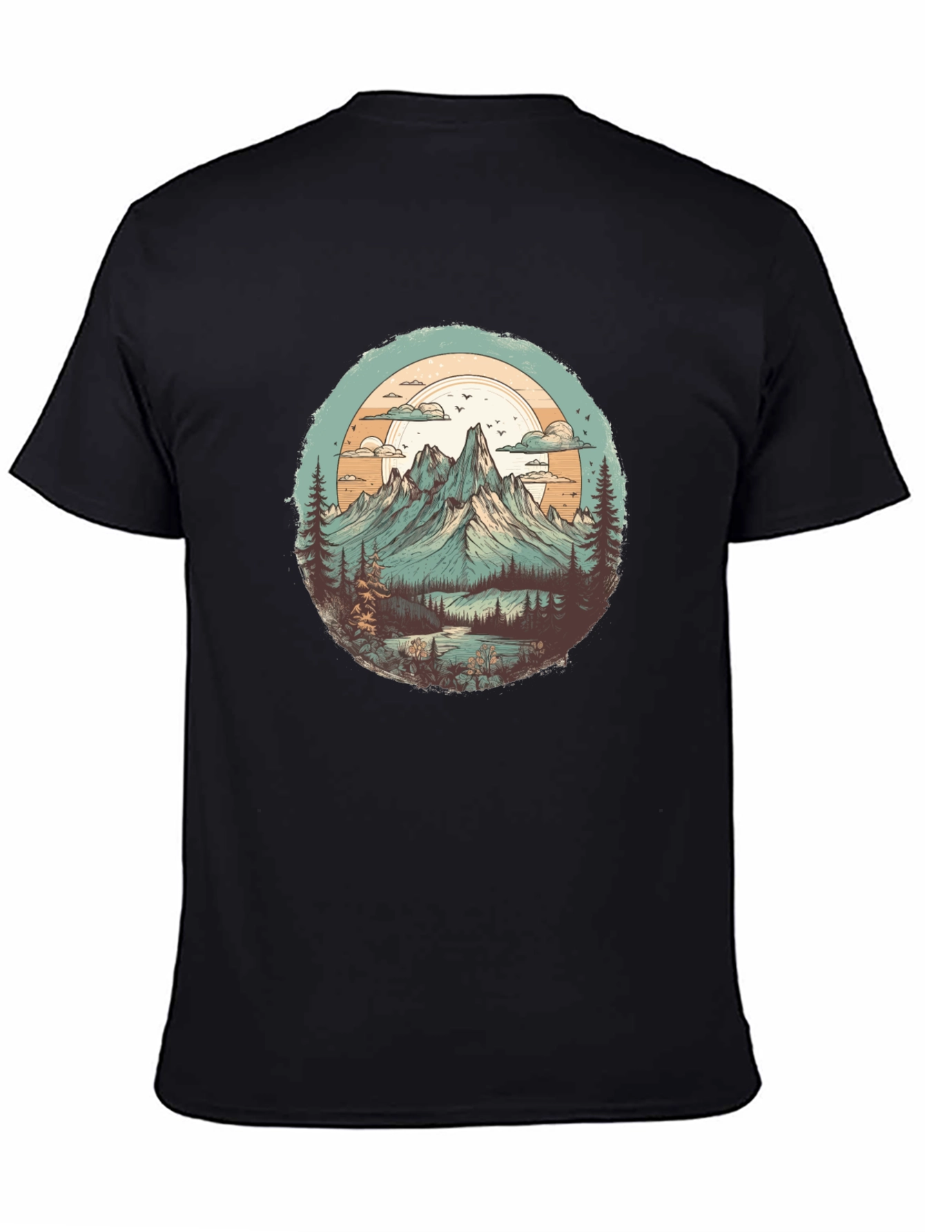 Mountain Landscape Graphic Tee