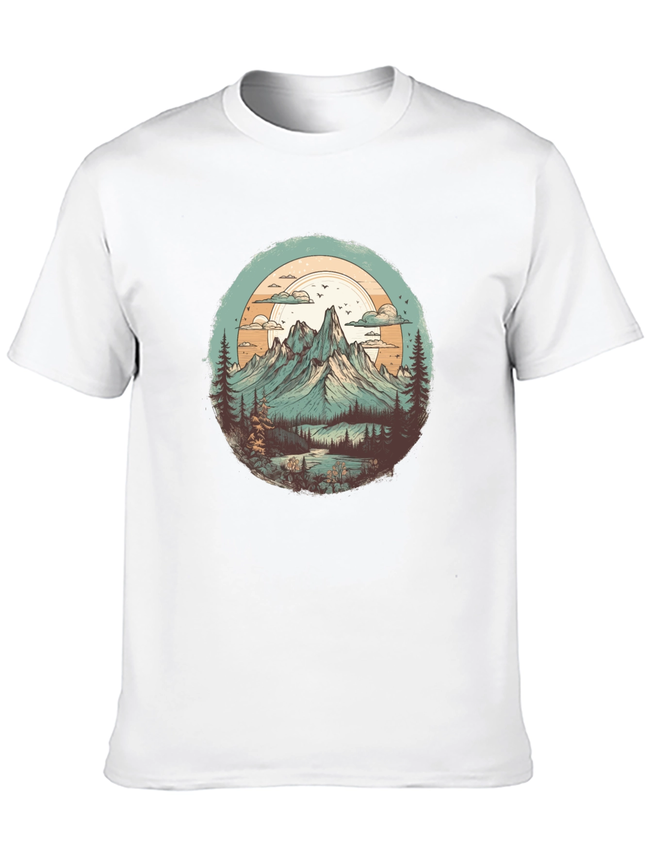 Mountain Landscape Graphic Tee