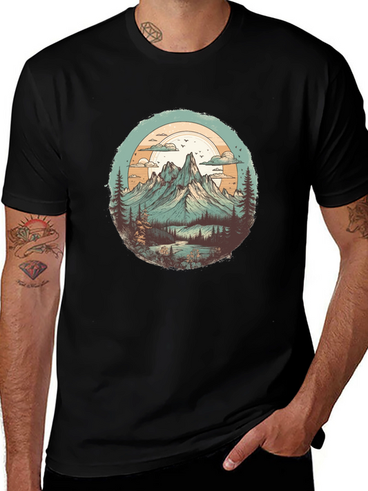 Mountain Landscape Graphic Tee