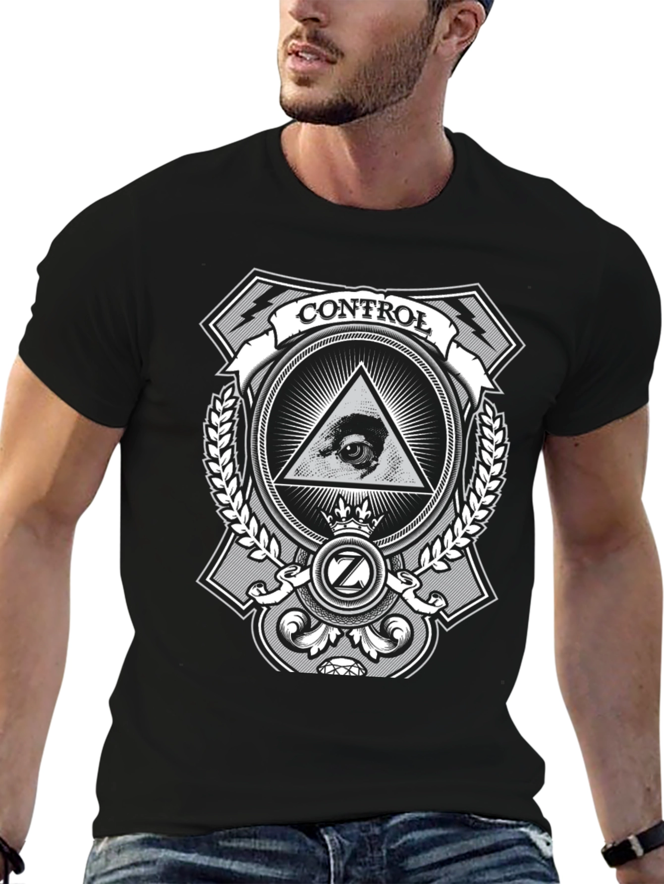 Control Graphic Tee: Eye of Providence Conspiracy T-Shirt