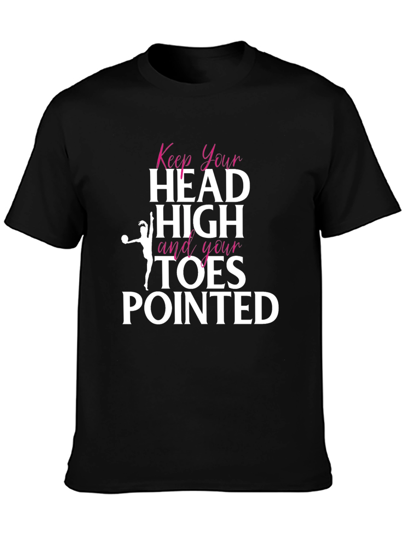 Keep Your Head High Gymnastics Graphic Tee