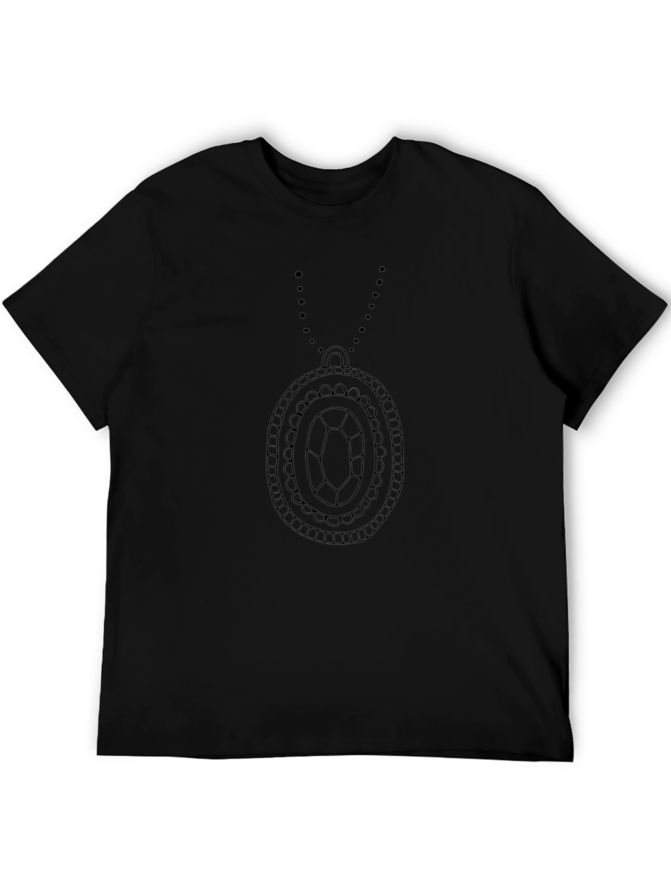 Graphic Print Crew Neck Tee