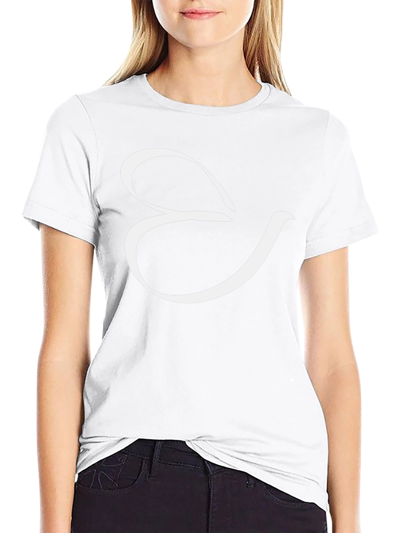 Elegant Ampersand T-Shirt - Stylish Black Tee