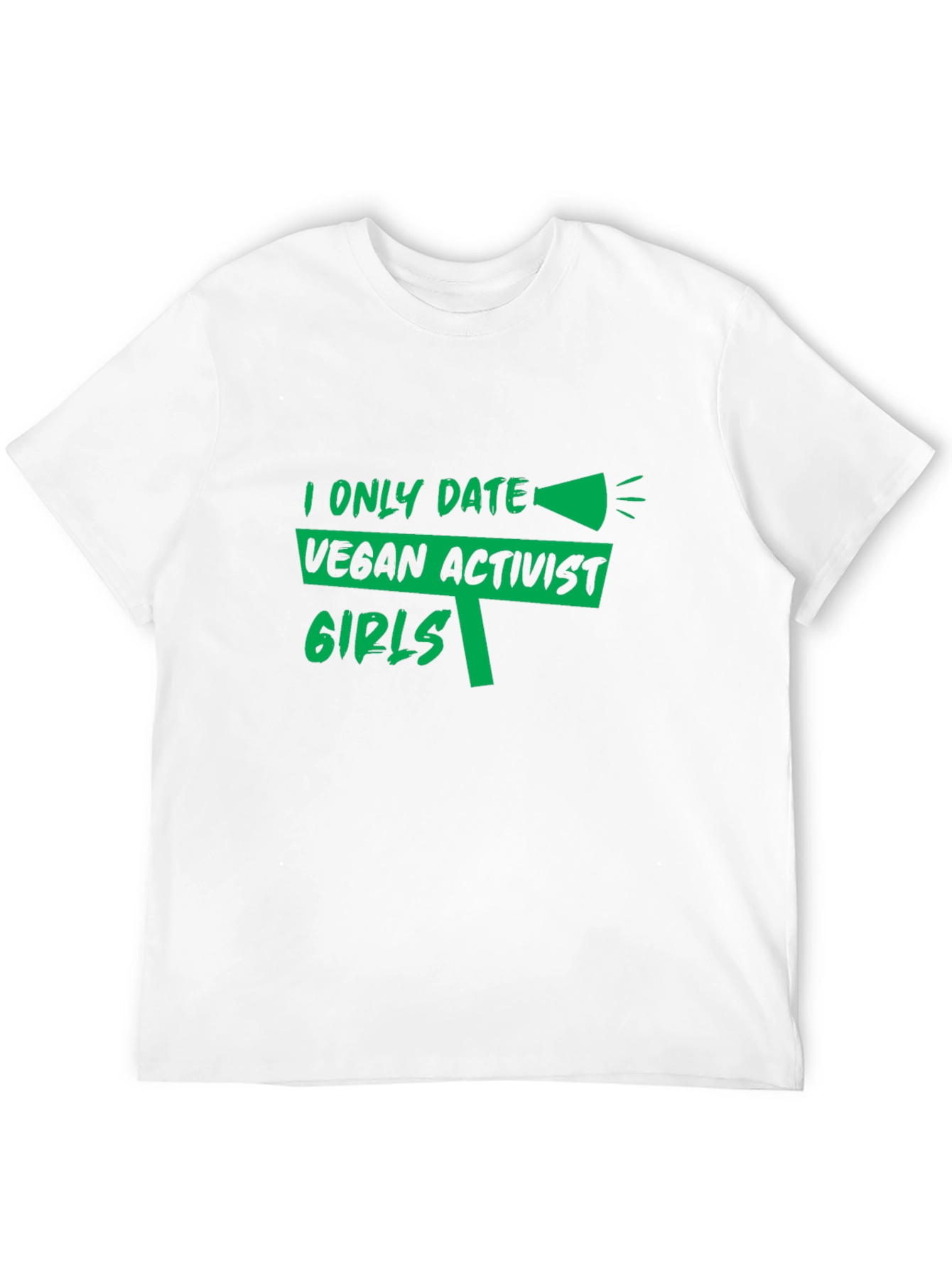 Vegan Activist Girls T-Shirt -  Black Cotton Tee