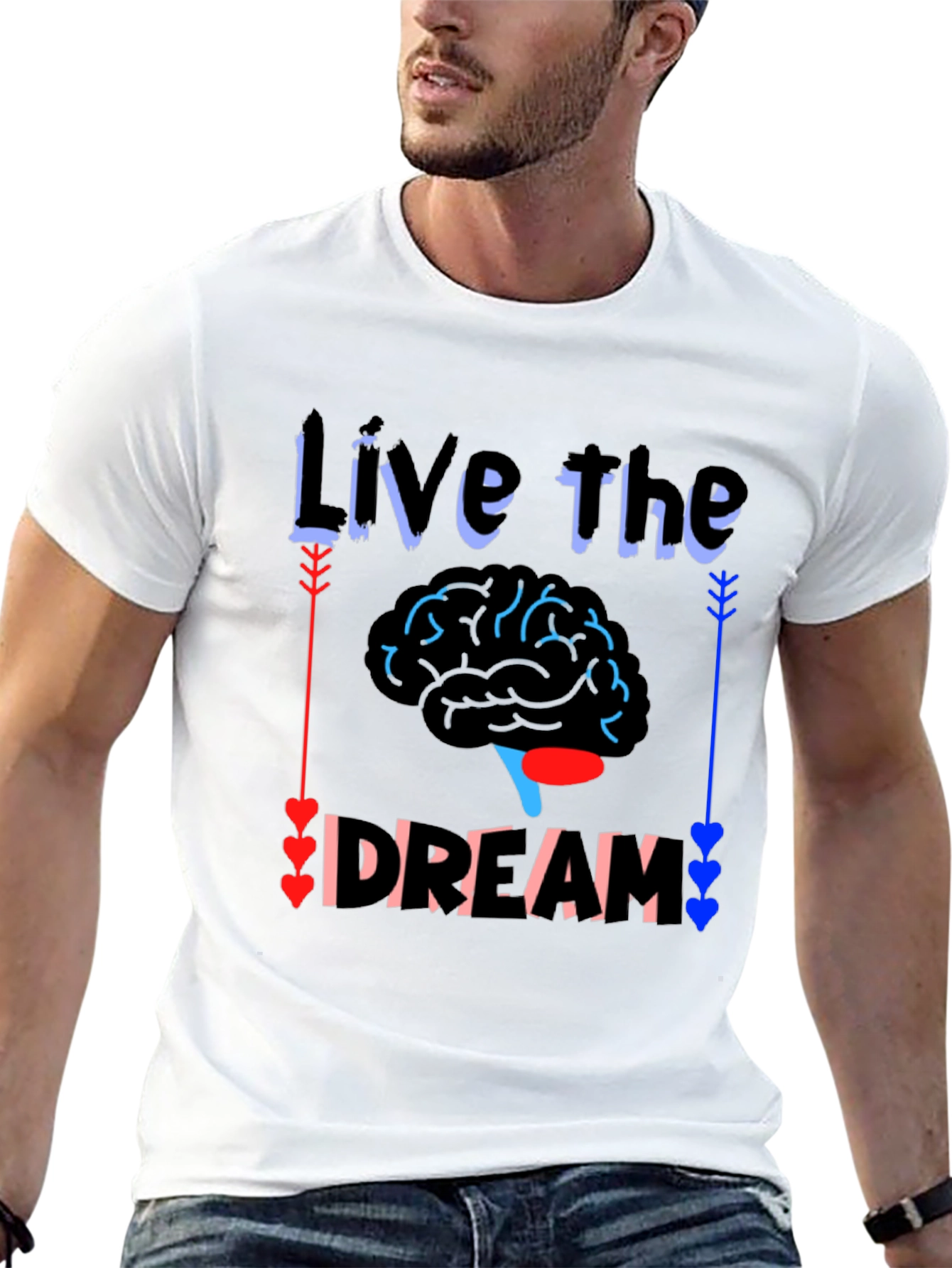 Live the Dream Brain T-Shirt
