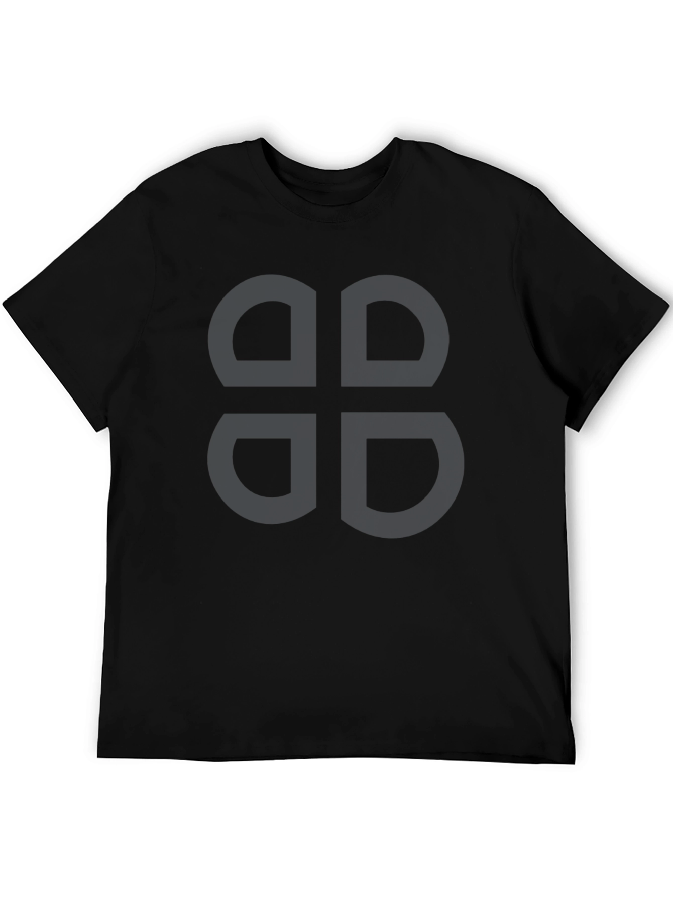 Minimalist Symbol Black T-Shirt