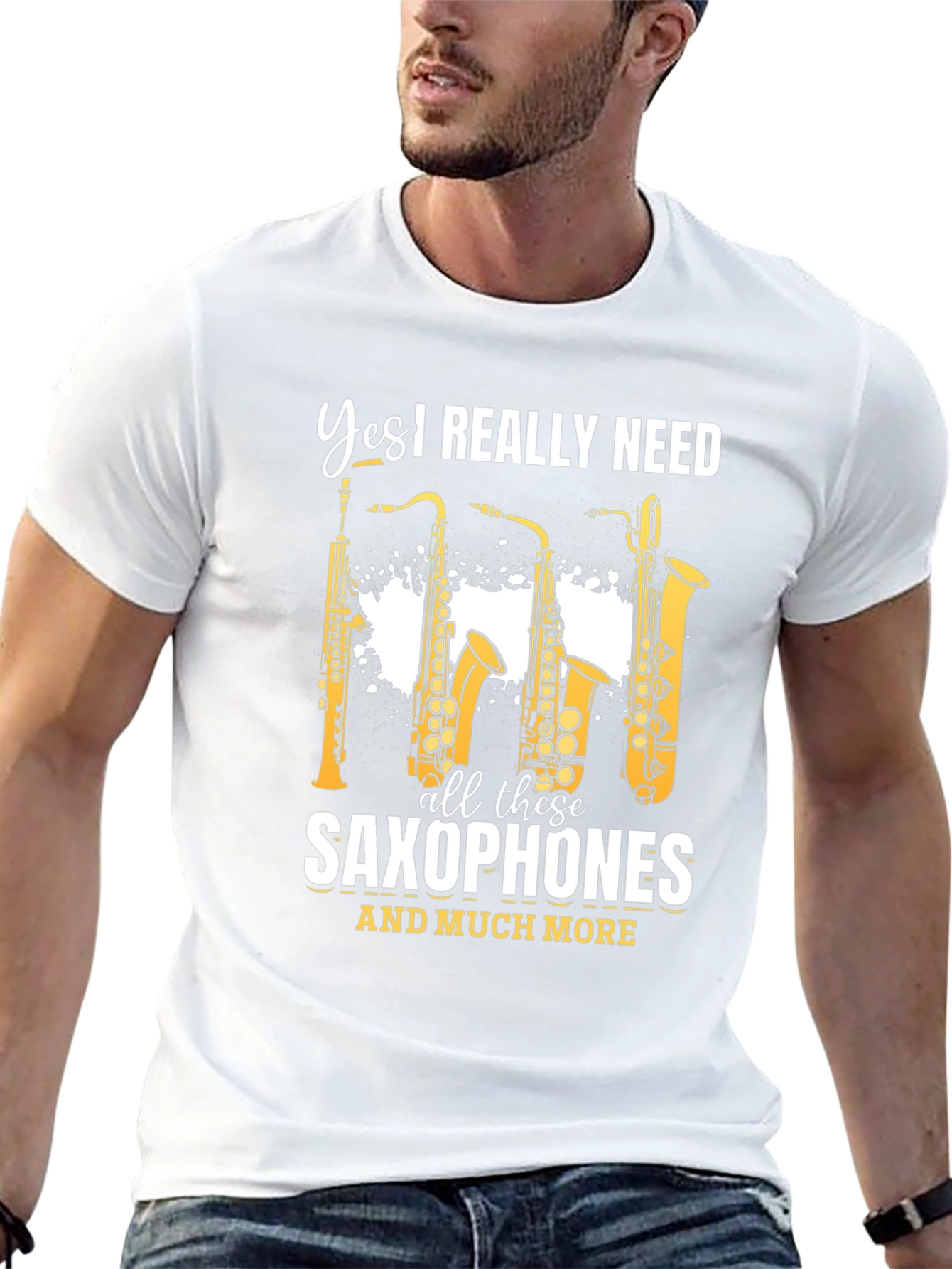 Saxophone Lover T-Shirt - Musician Tee