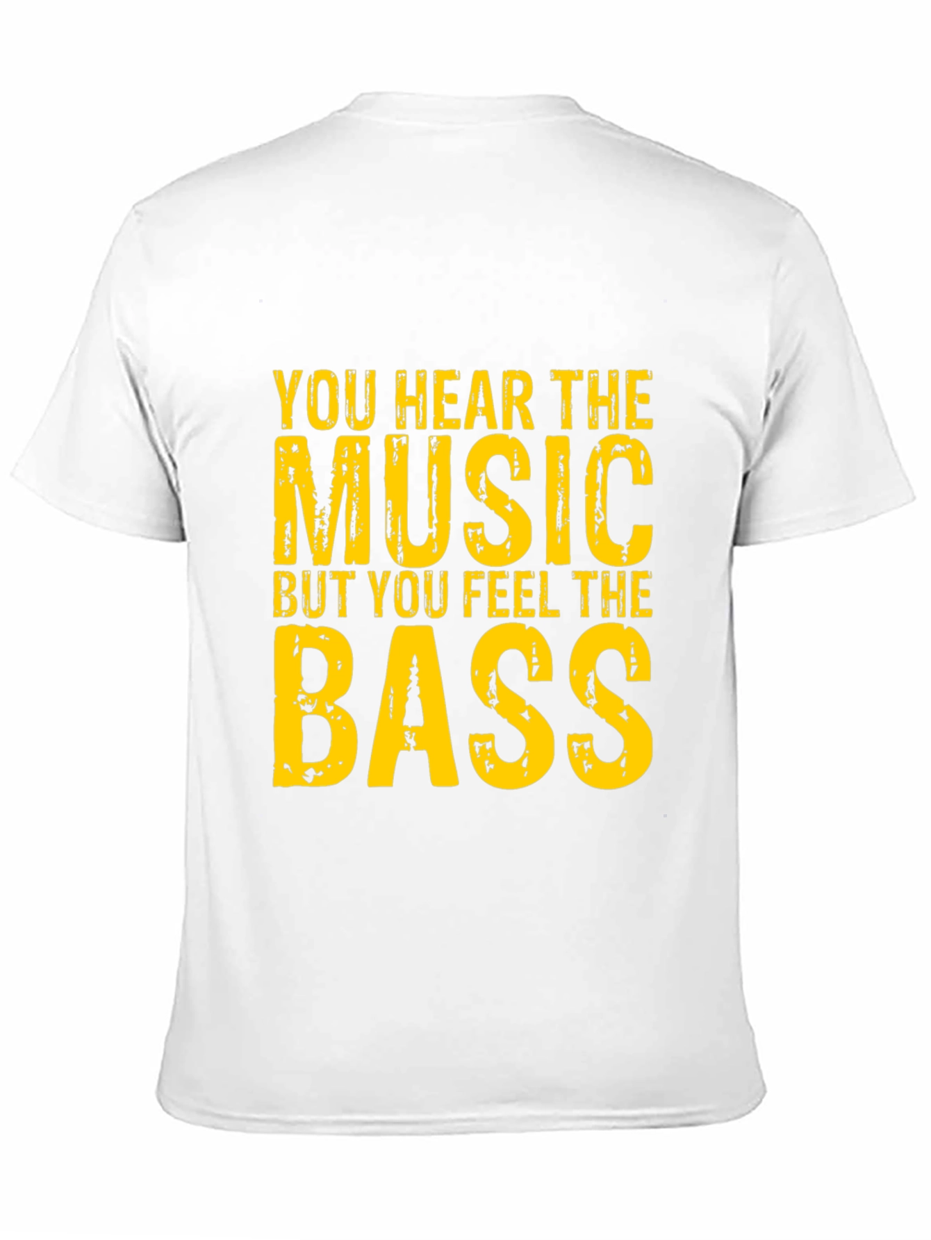 Music & Bass Graphic Tee - Black Cotton T-Shirt