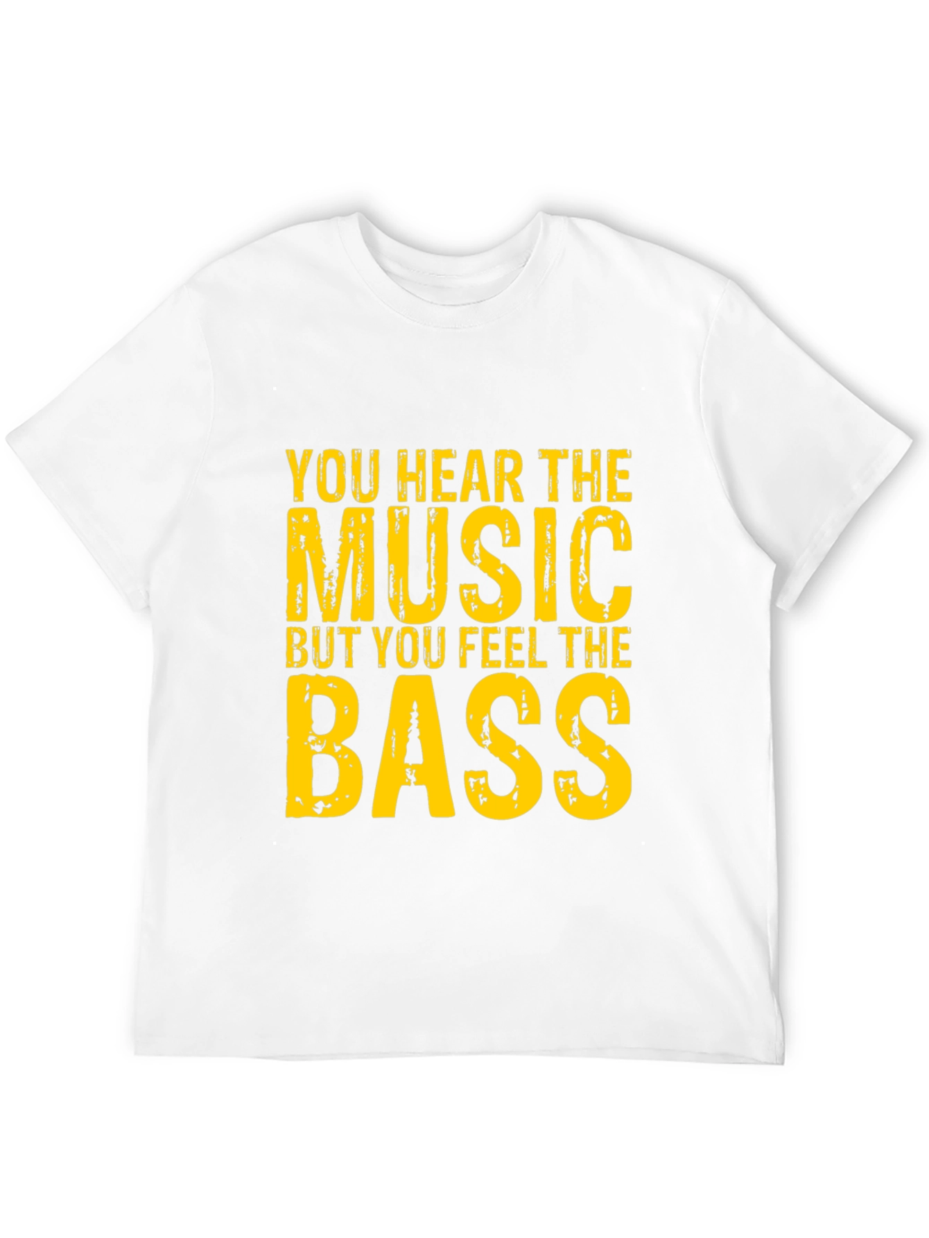 Music & Bass Graphic Tee - Black Cotton T-Shirt