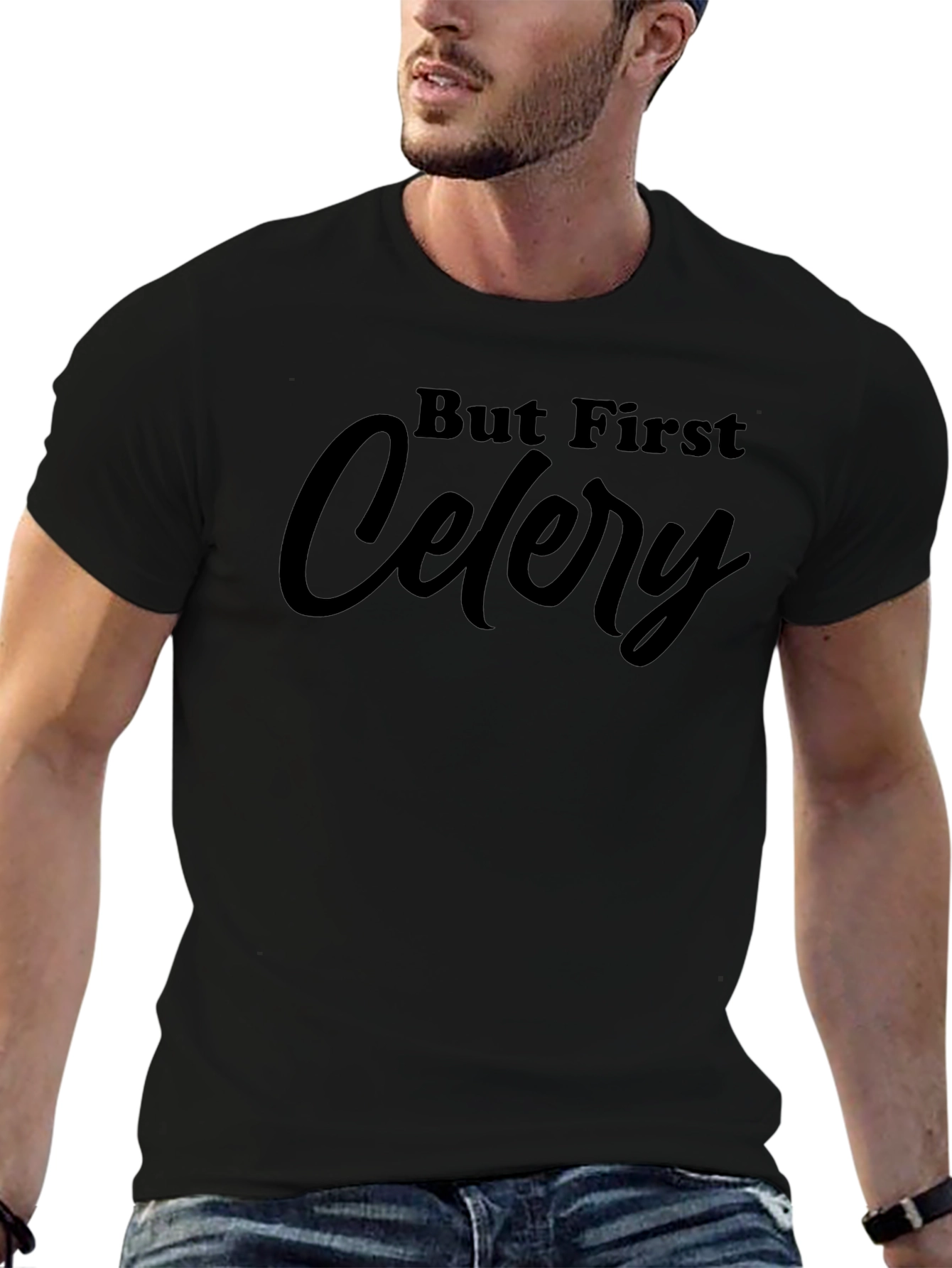 But First Celery Graphic Tee