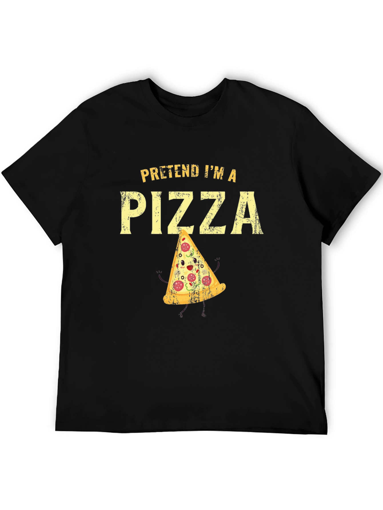 Pretend Im A Pizza Graphic T-Shirt