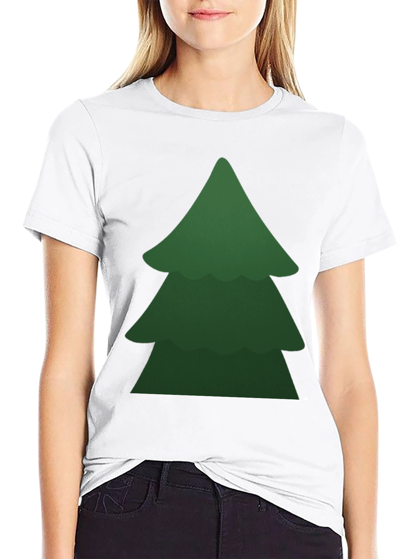 Festive Tree Graphic Tee - Holiday Spirit