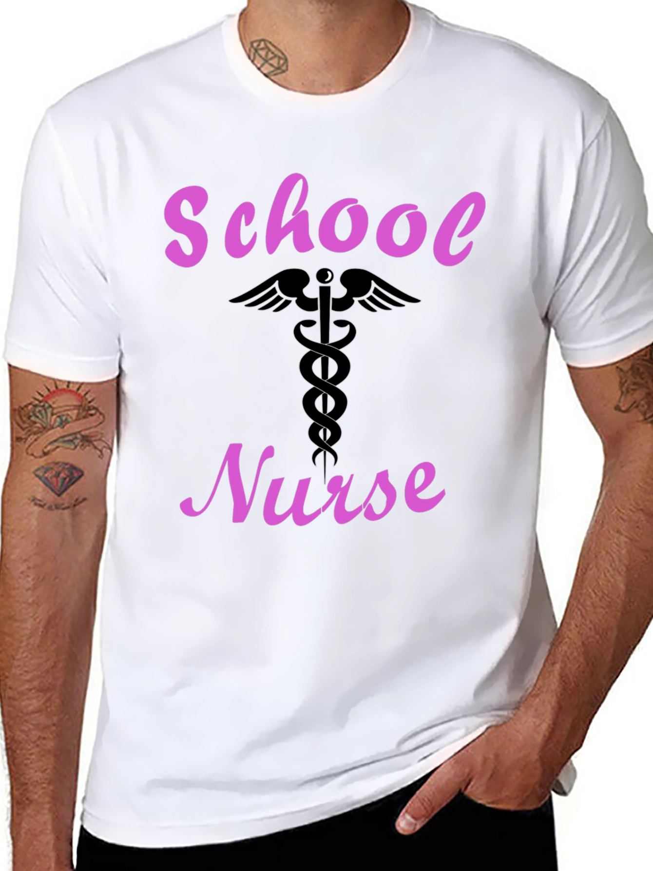 School Nurse Graphic T-Shirt