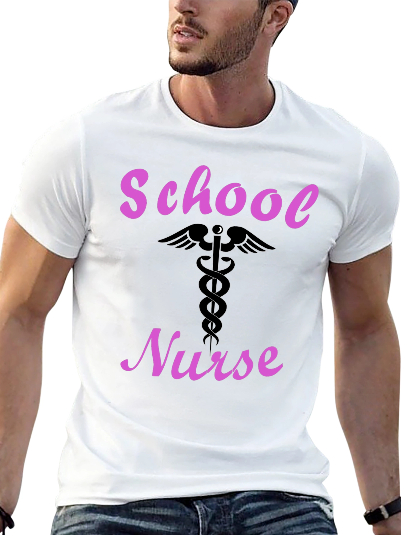 School Nurse Graphic T-Shirt