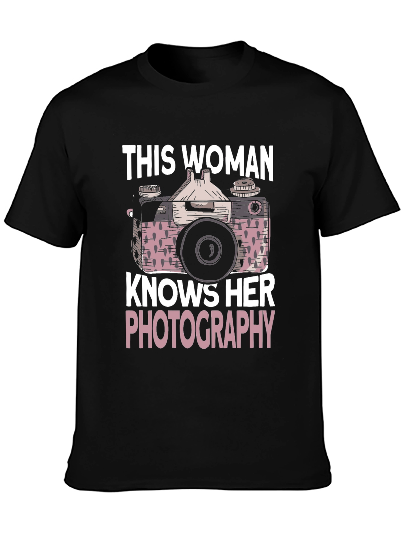 Womens Photography T-Shirt - Camera Graphic Tee