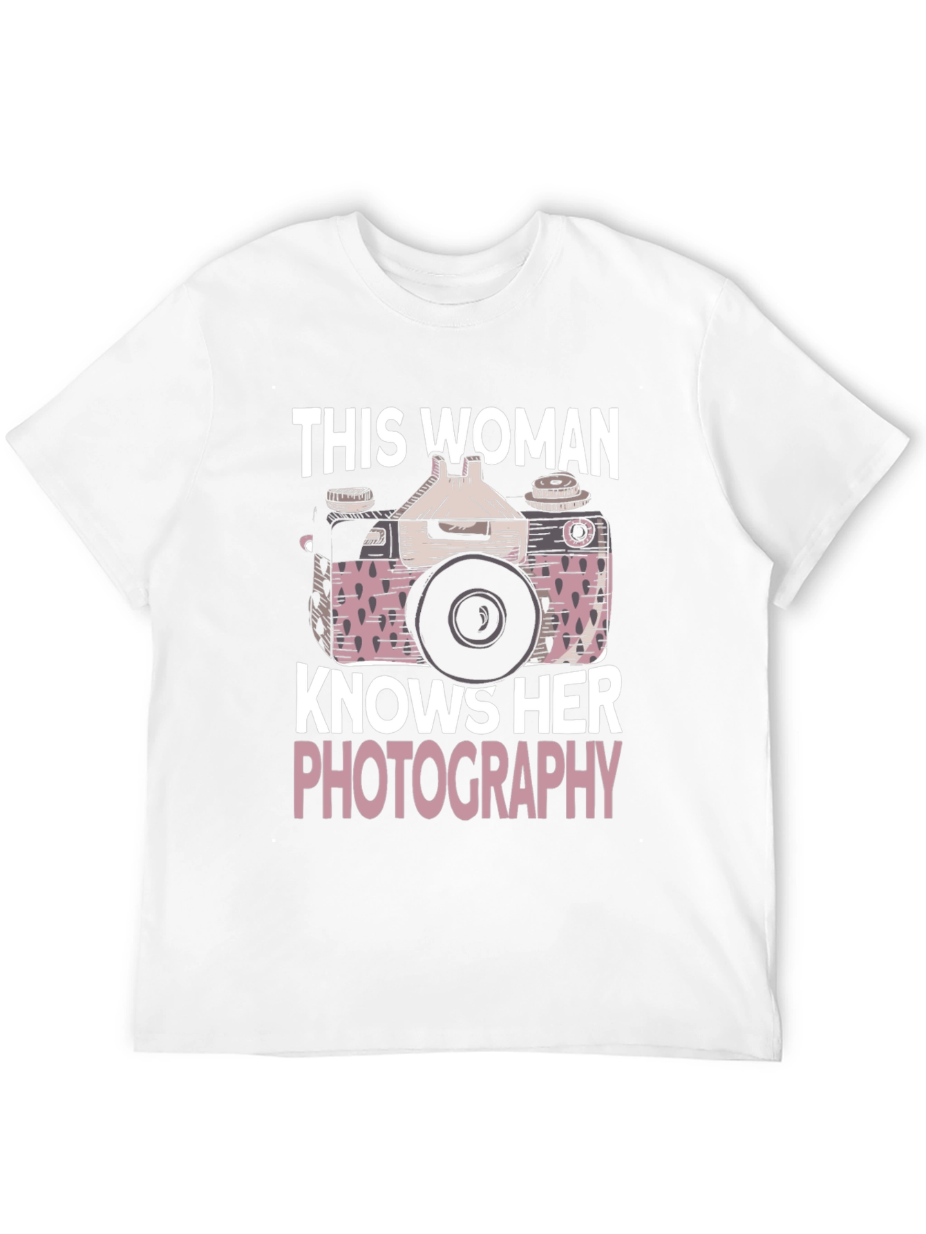 Womens Photography T-Shirt - Camera Graphic Tee