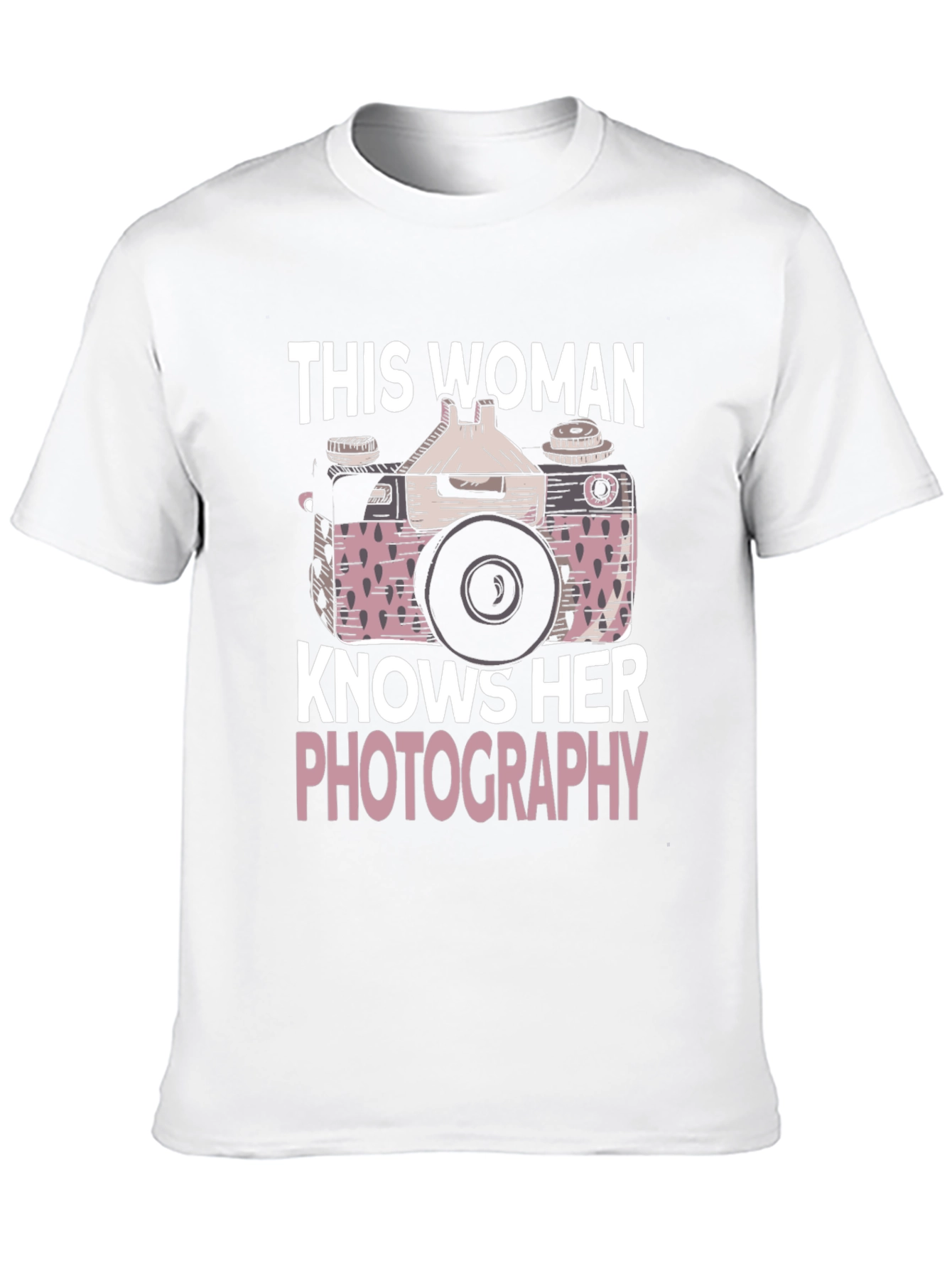 Womens Photography T-Shirt - Camera Graphic Tee