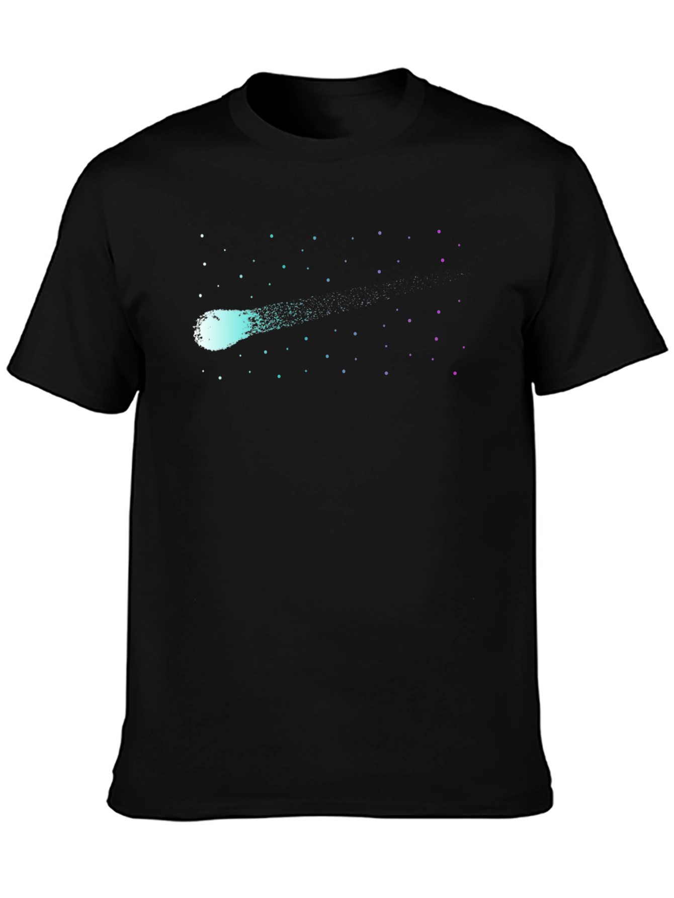 Cosmic Comet Graphic Black Tee