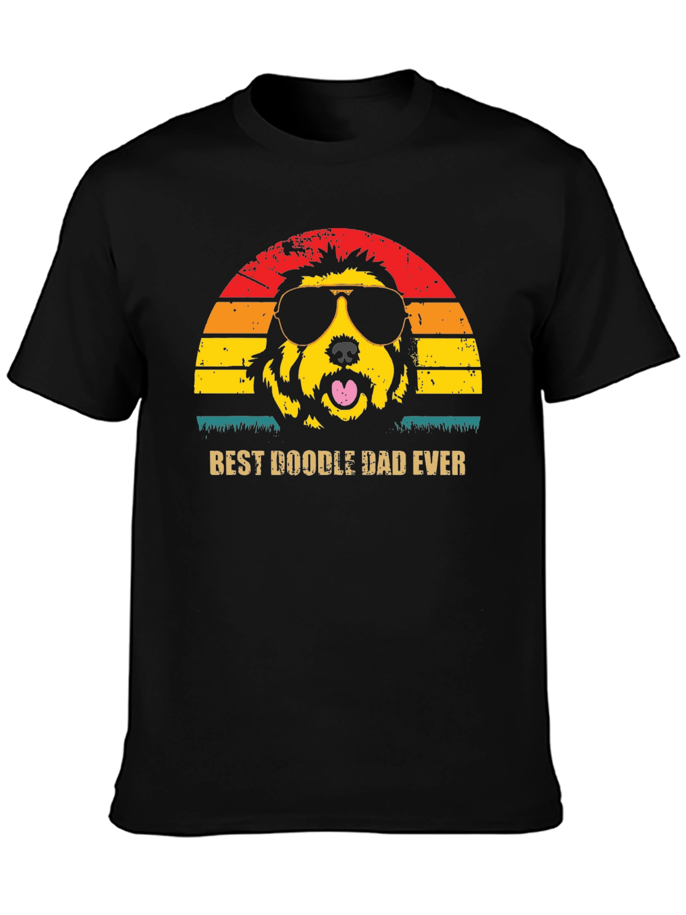 Best Doodle Dad Ever T-Shirt - Novelty Graphic Tee