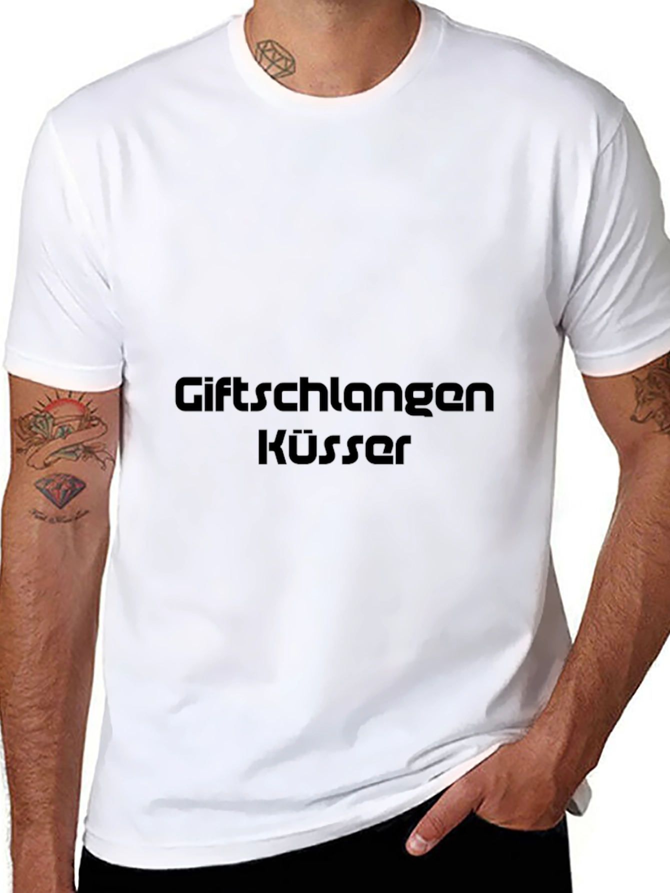 GiftSchlangen Kussers Black T-Shirt