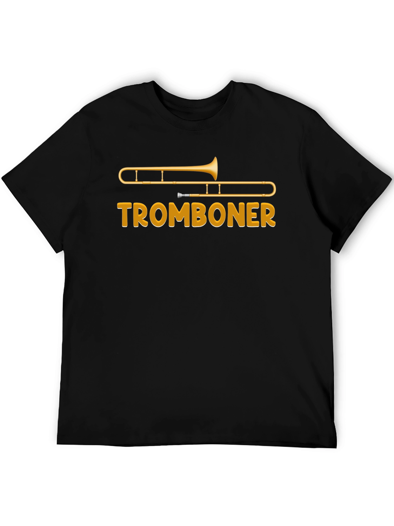 Tromboner Graphic Tee - Funny Music T-Shirt
