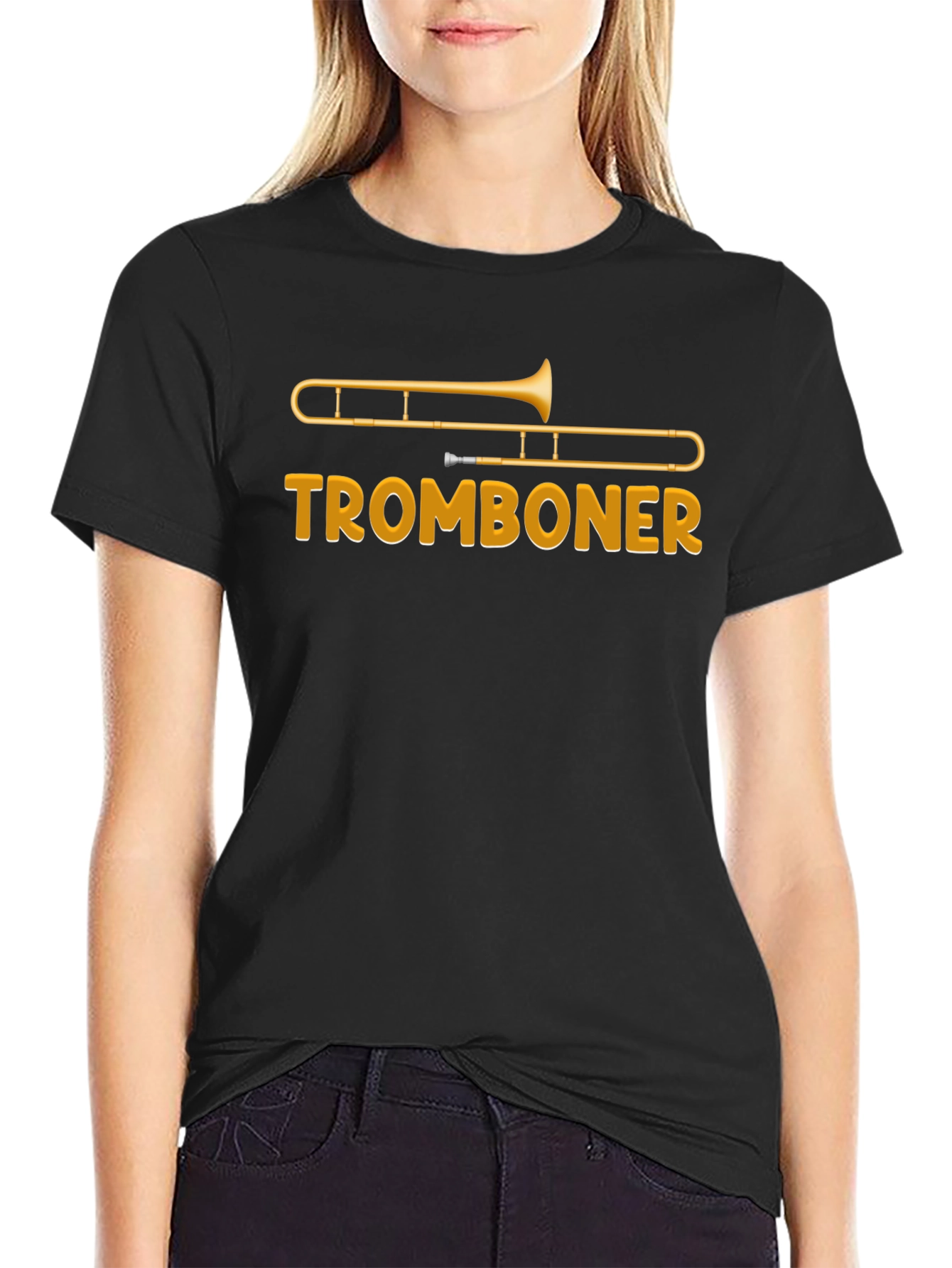 Tromboner Graphic Tee - Funny Music T-Shirt