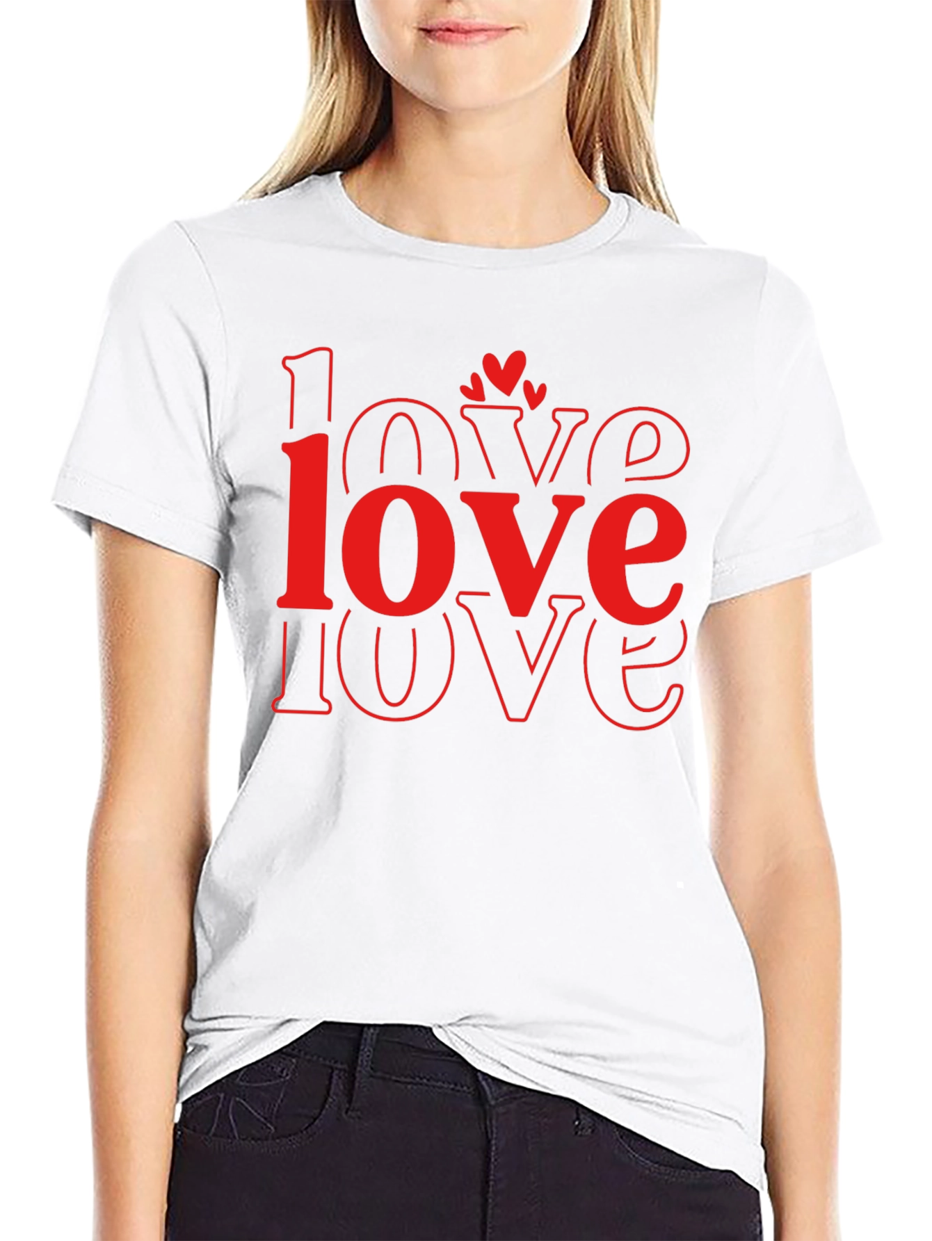 Love Graphic T-Shirt - Stylish Valentines Day Tee