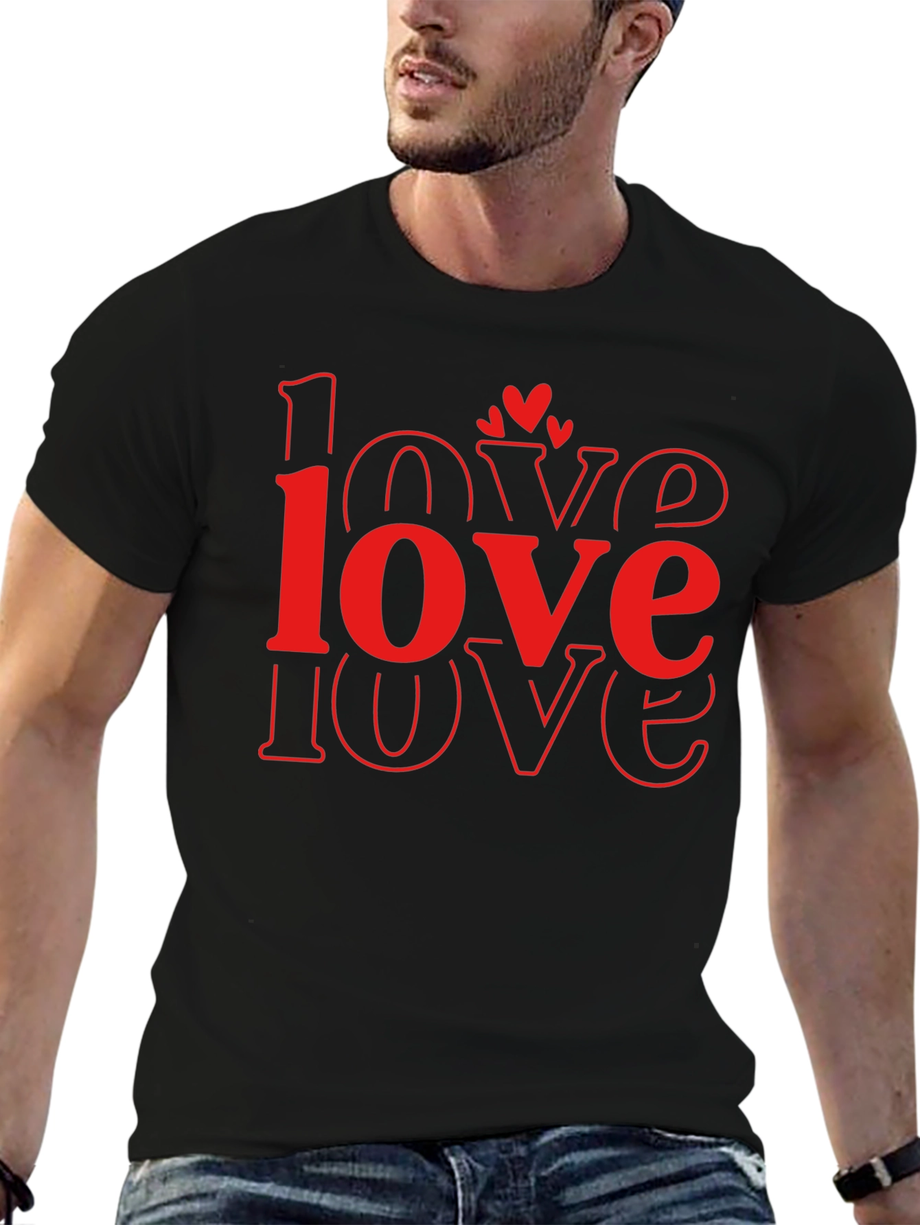 Love Graphic T-Shirt - Stylish Valentines Day Tee