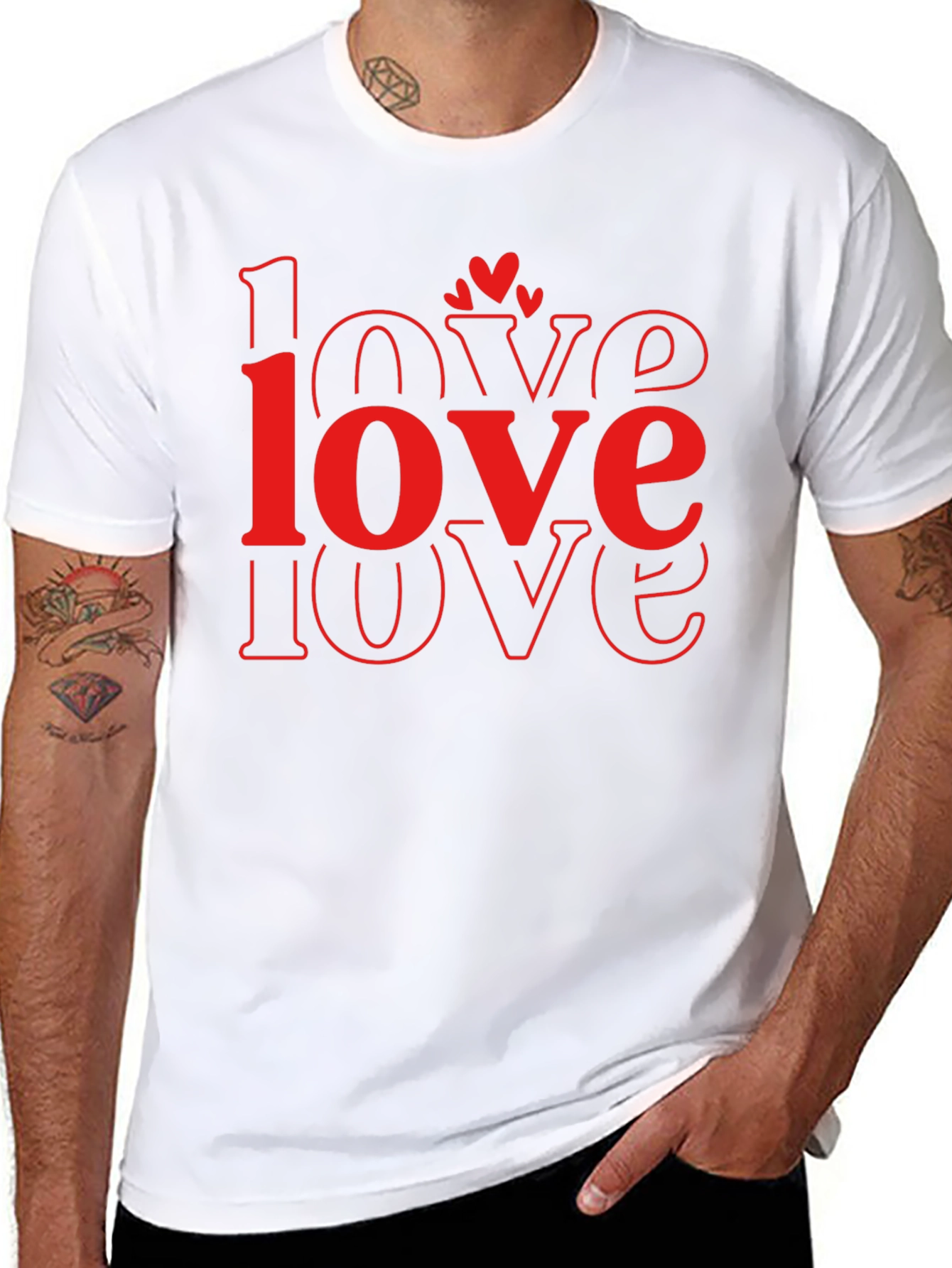 Love Graphic T-Shirt - Stylish Valentines Day Tee