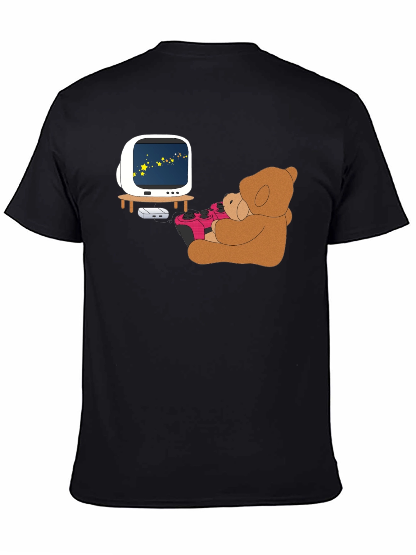 Teddy Gamer Black T-Shirt