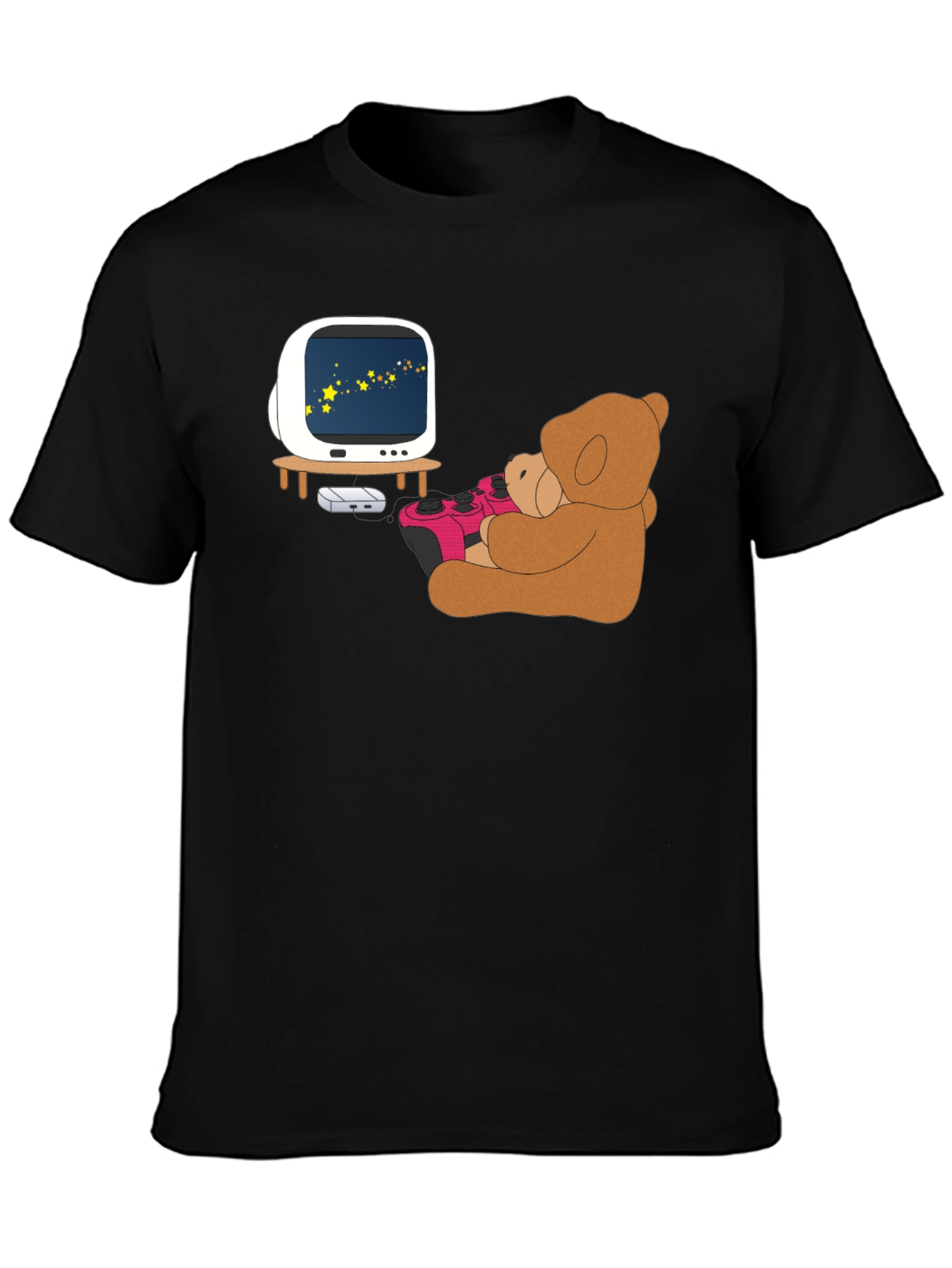 Teddy Gamer Black T-Shirt