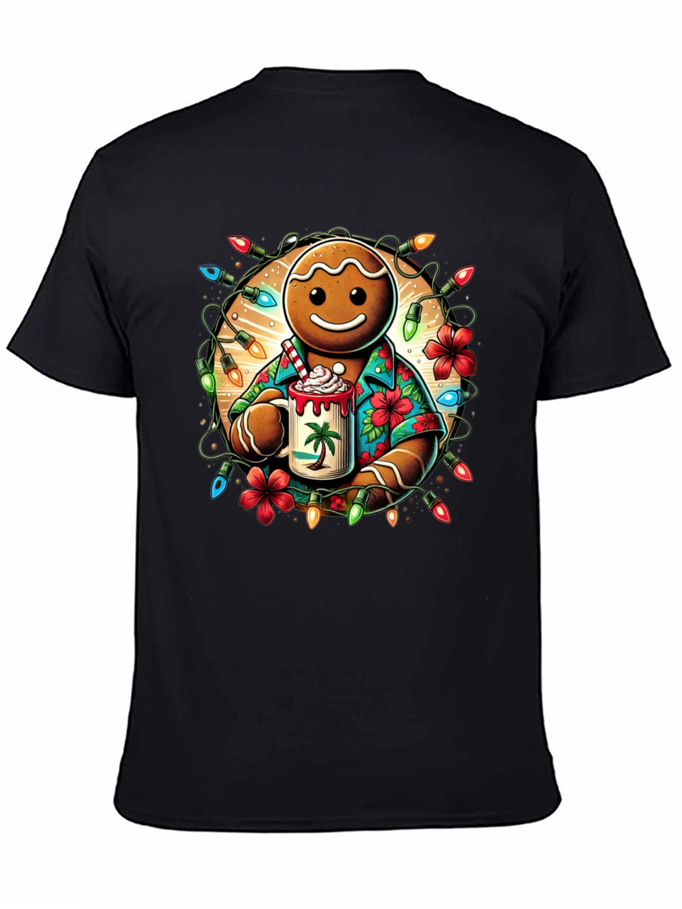 Gingerbread Hawaiian Holiday T-Shirt